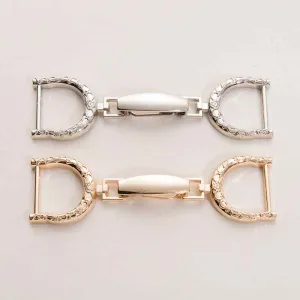 100x20mm Gold & Silver Oversized Metal Belt Buckle Clasp 20 Pack