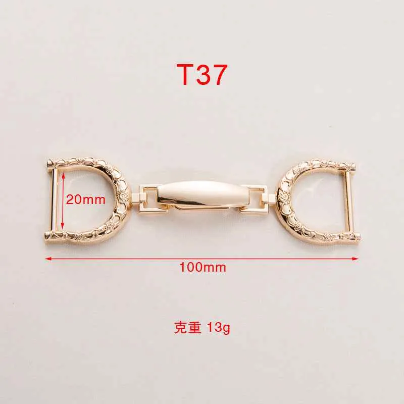 100x20mm Gold & Silver Oversized Metal Belt Buckle Clasp 20 Pack