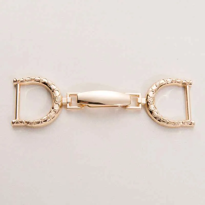 100x20mm Gold & Silver Oversized Metal Belt Buckle Clasp 20 Pack
