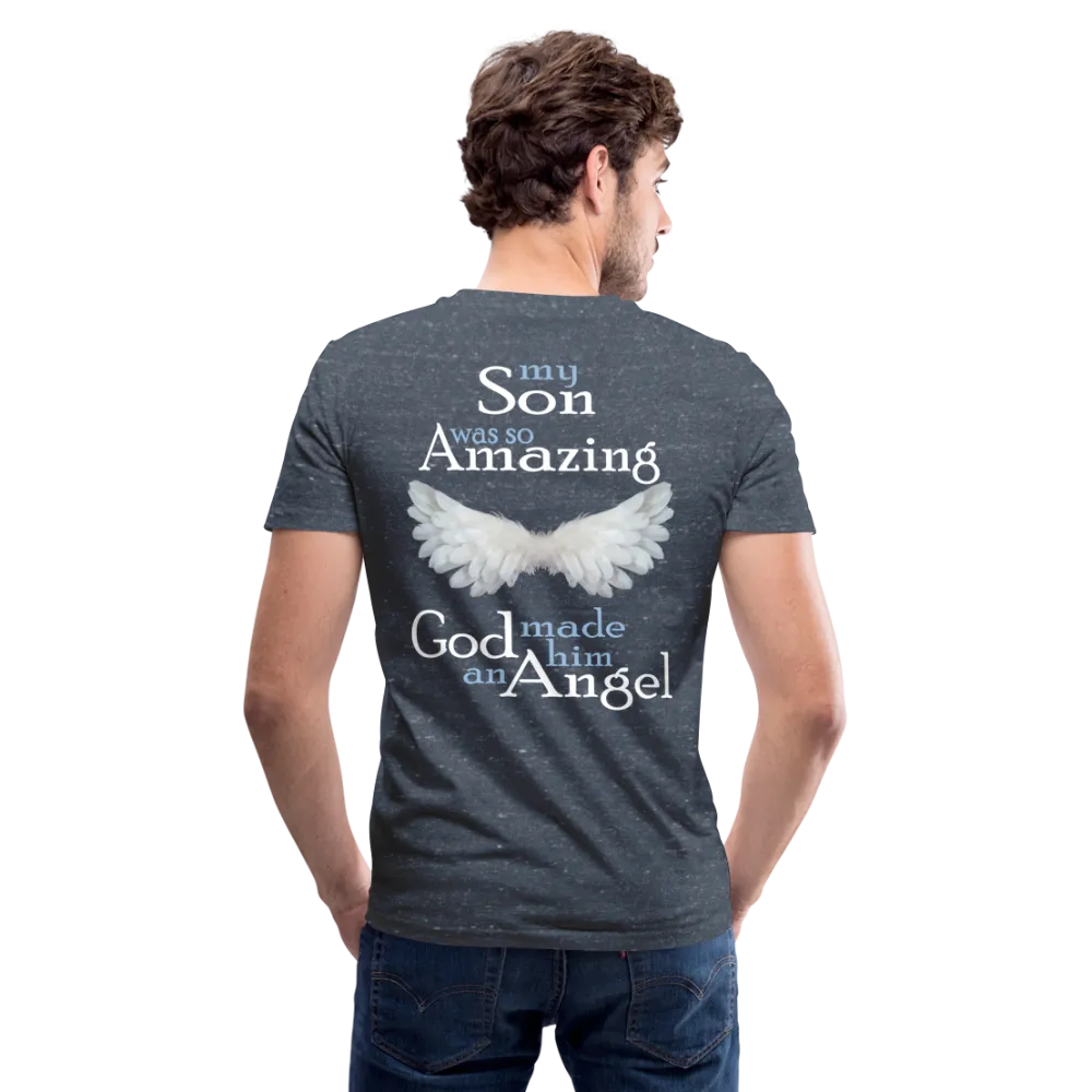 3303010614 SON AMAZING ANGEL Men's V-Neck T-Shirt