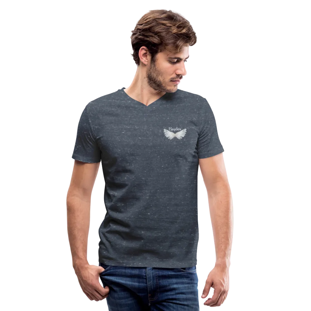 3303010614 SON AMAZING ANGEL Men's V-Neck T-Shirt