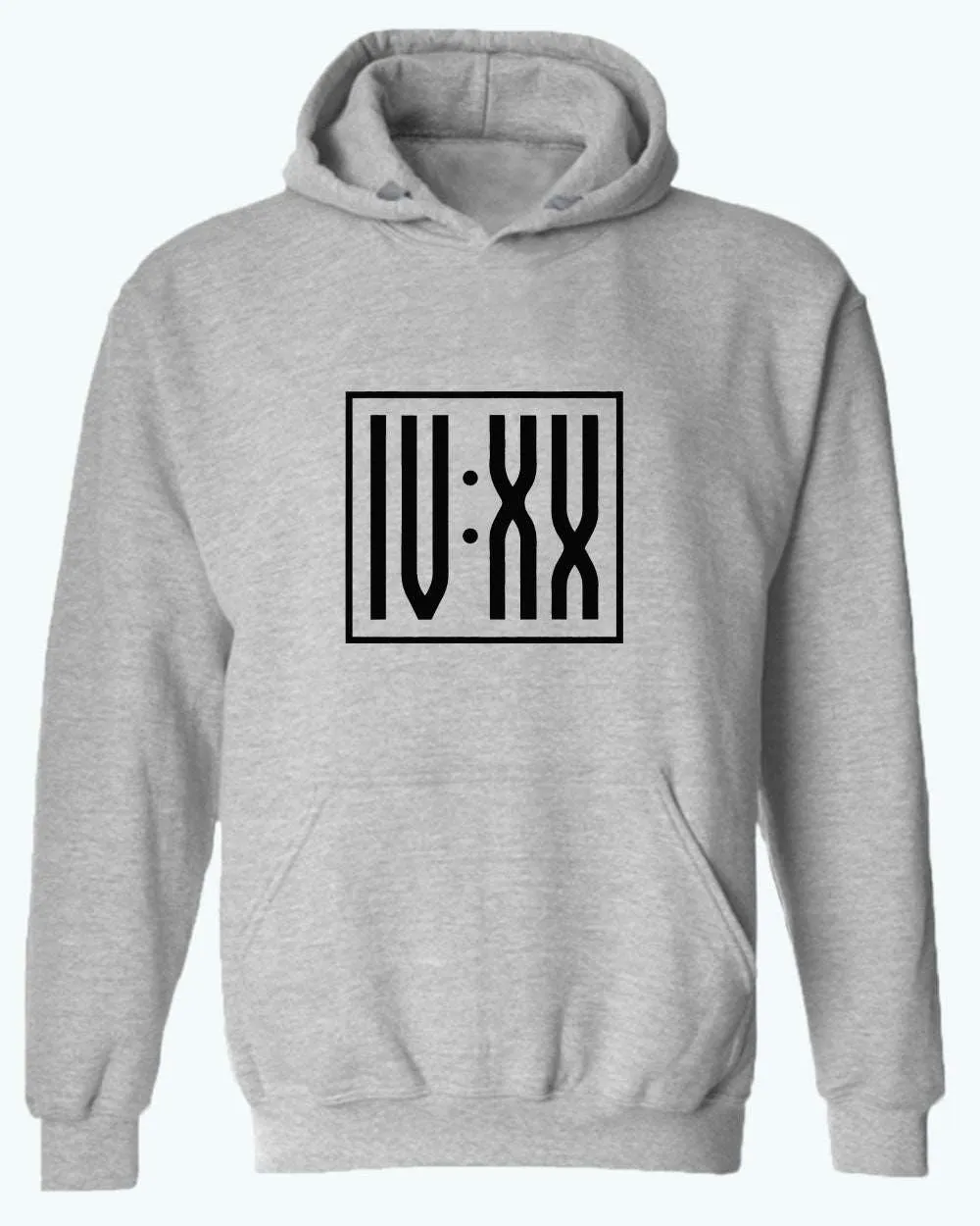 420 roman number hoodie