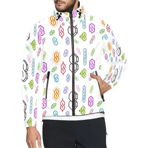 90s Graffiti Super S Unisex All Over Print  Hooded Windbreaker