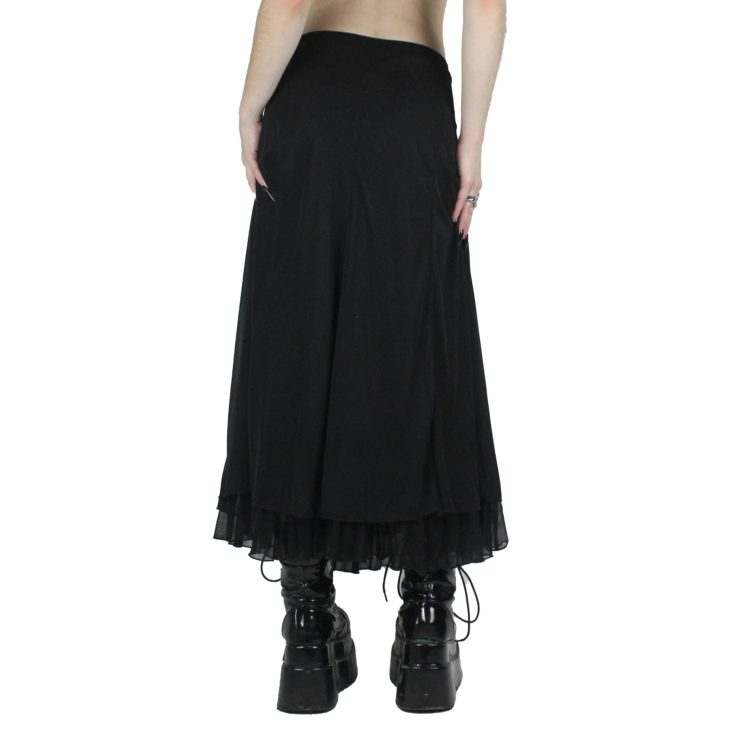 90s Mesh Maxi Skirt (M/L)