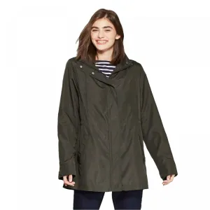 A New Day Women's Packable Hooded Raincoat Rain Jacket
