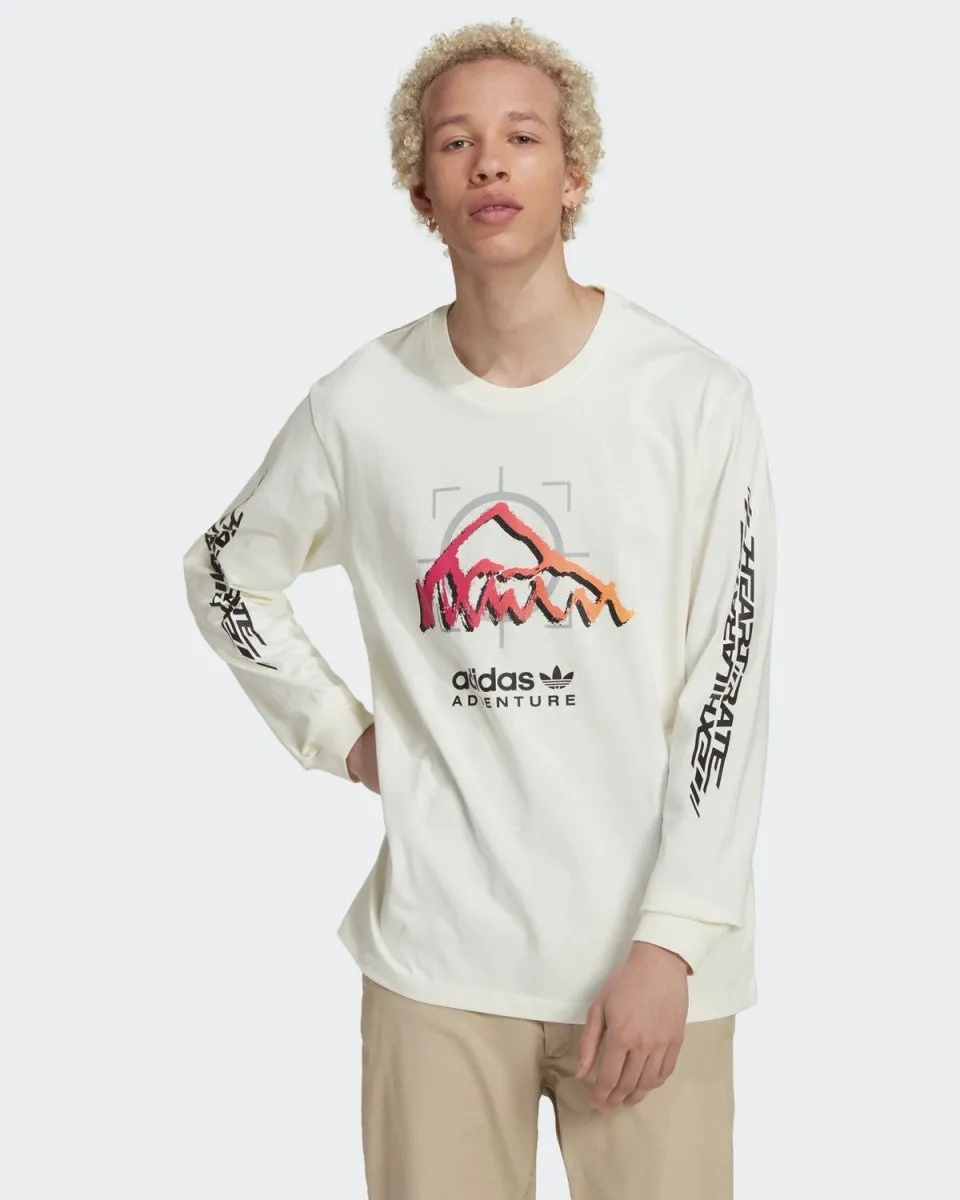 Adventure Ride Long Sleeve Tee - Off White