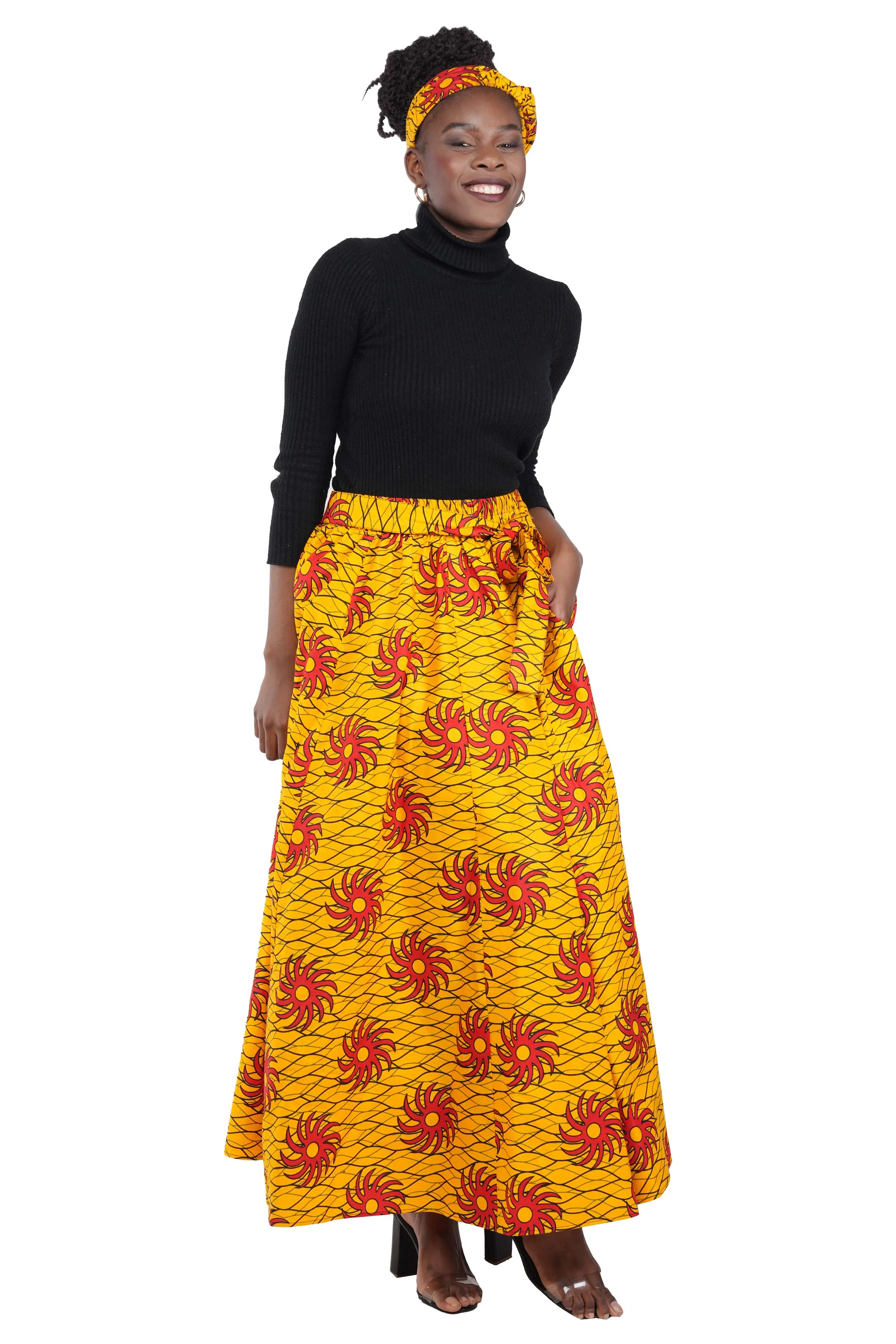 African Long Maxi Skirt