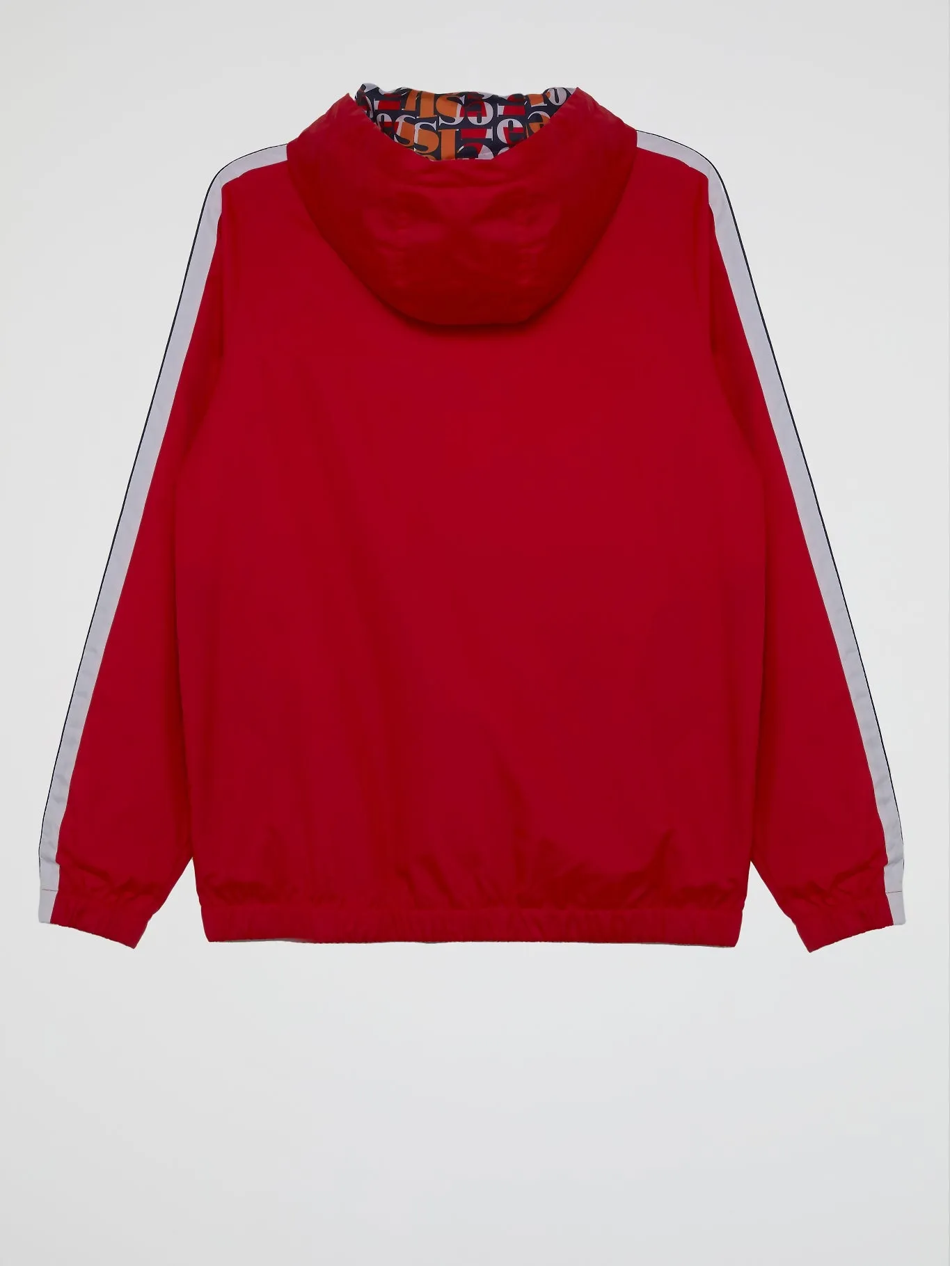 Agnolo Red Drawstring Windbreaker