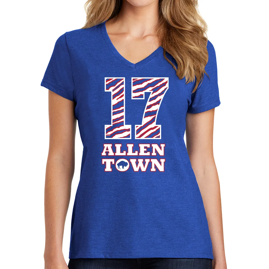 Allen Town 17 Zoo Football - V-Neck