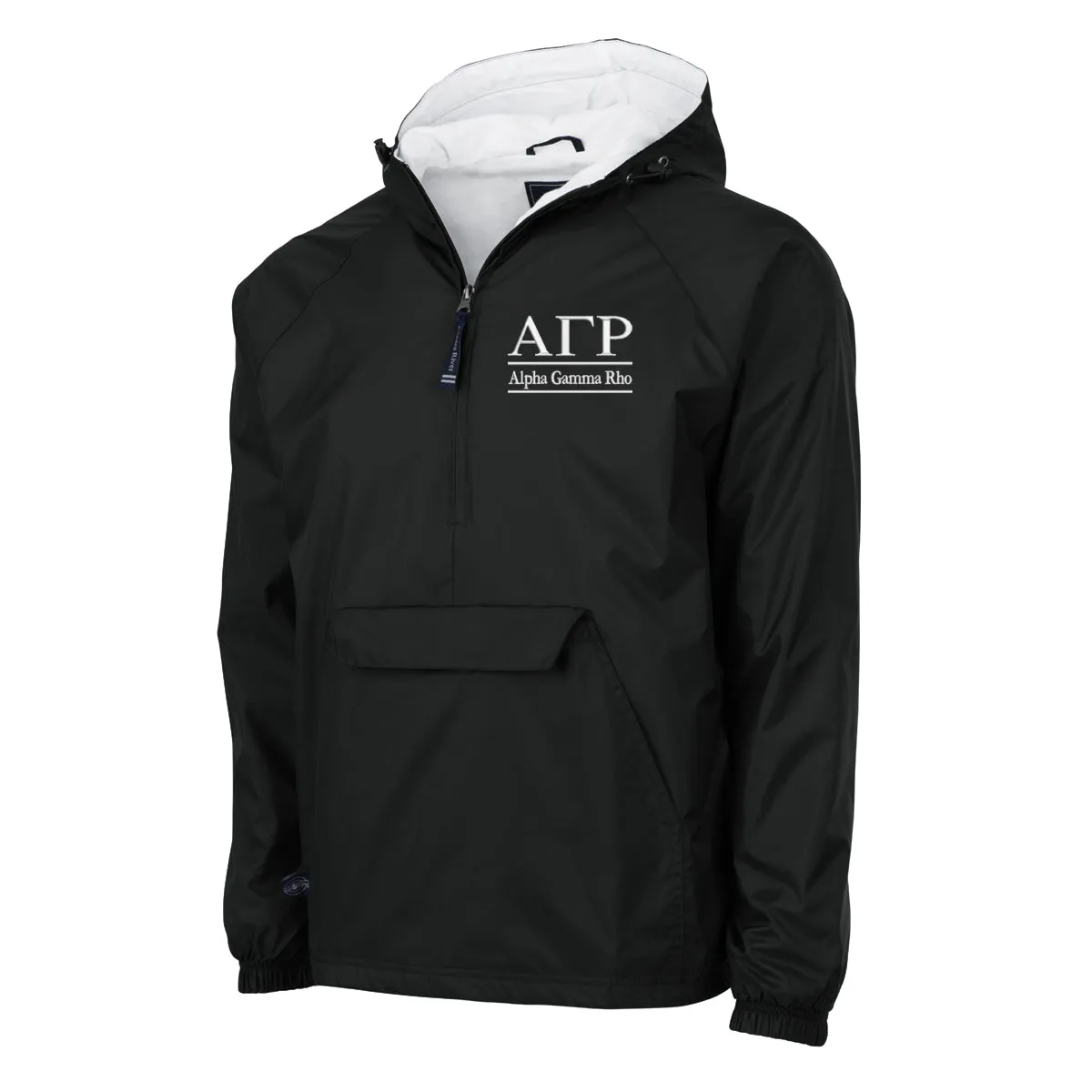 Alpha Gamma Rho Flannel Lined Windbreaker