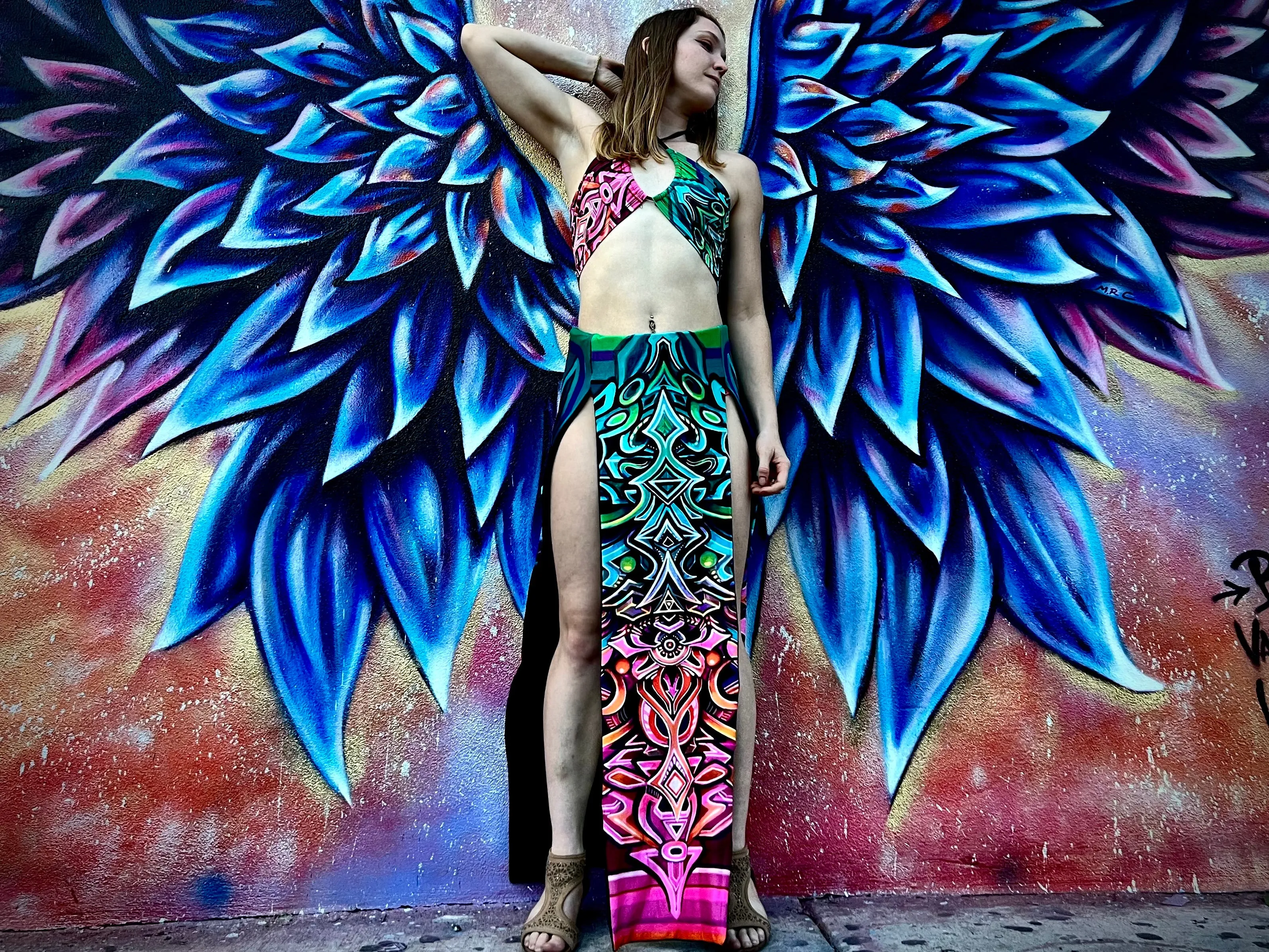 Ambrosia by Stephen Kruse Reversible Maxi Skirt