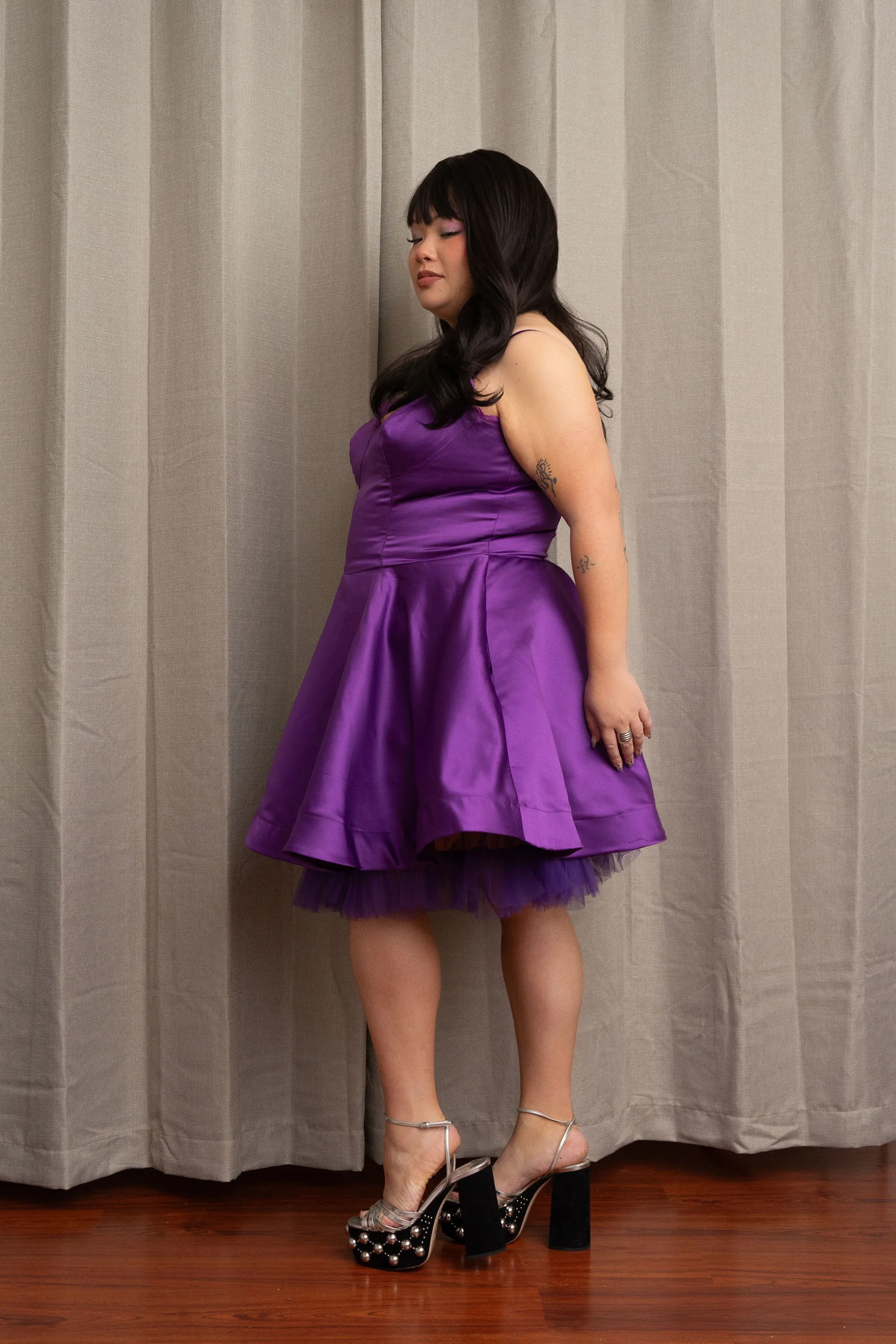 Amethyst Gemstone Mini Dress