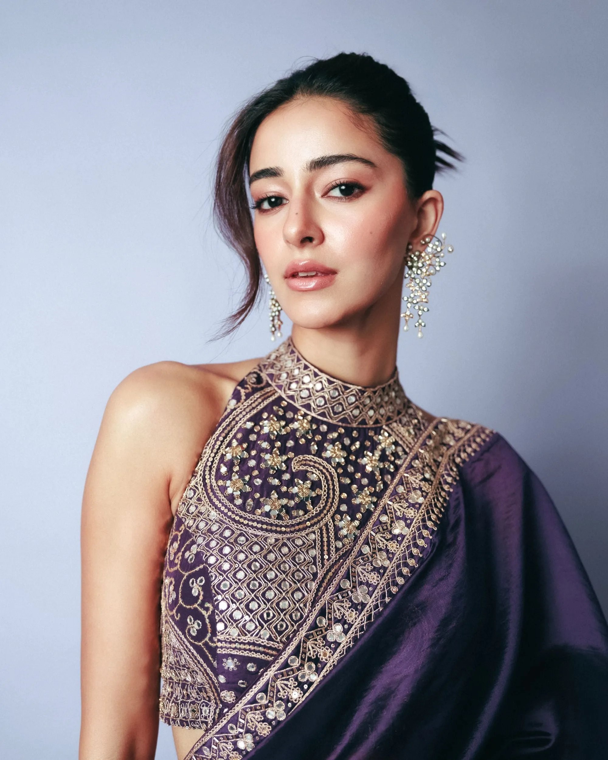 ANANYA PANDAY IN CLASSIC SAREE SET