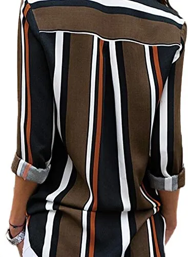 Astylish Women's Color Block Work Shirts
