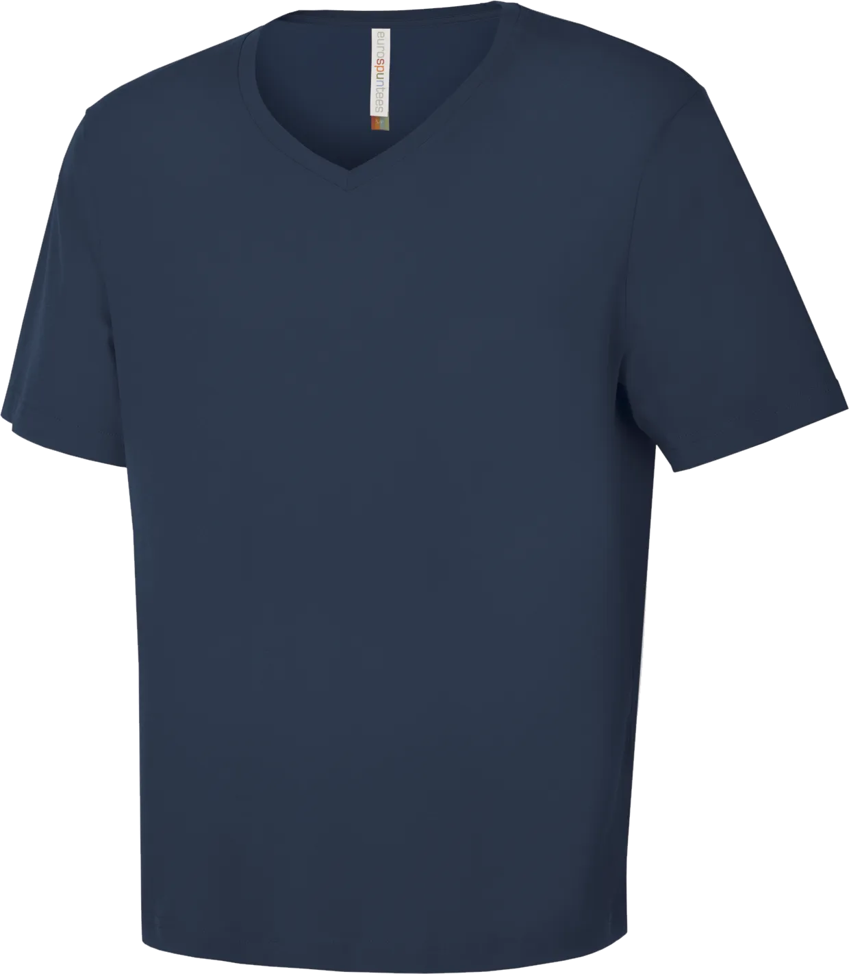 ATC™ EUROSPUN® Ring Spun V-Neck T-Shirt Navy