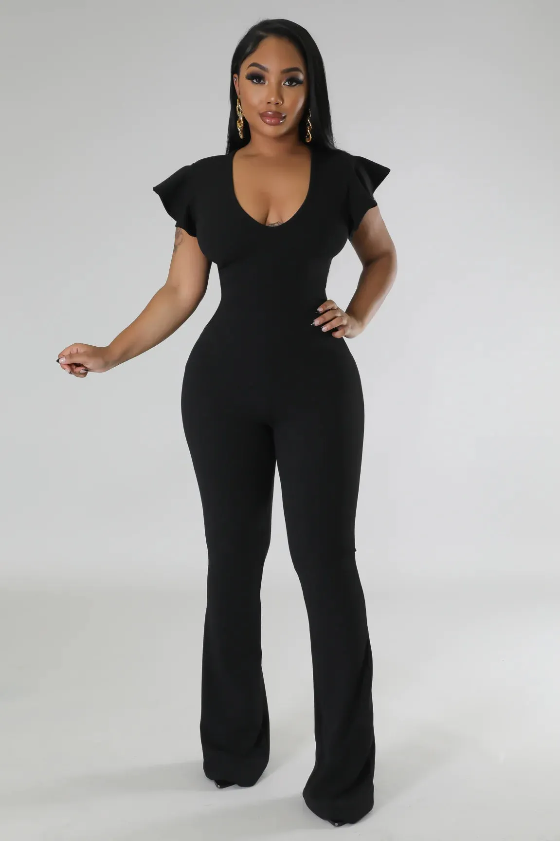 AVA JUMPSUIT | BLACK