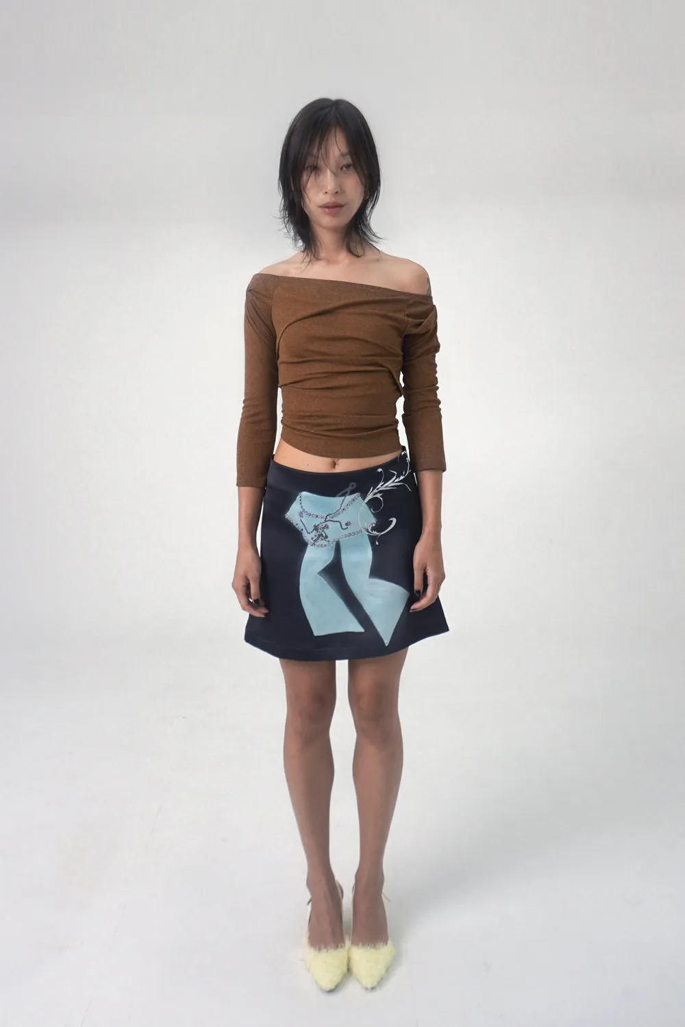 Ayam Satin Skirt