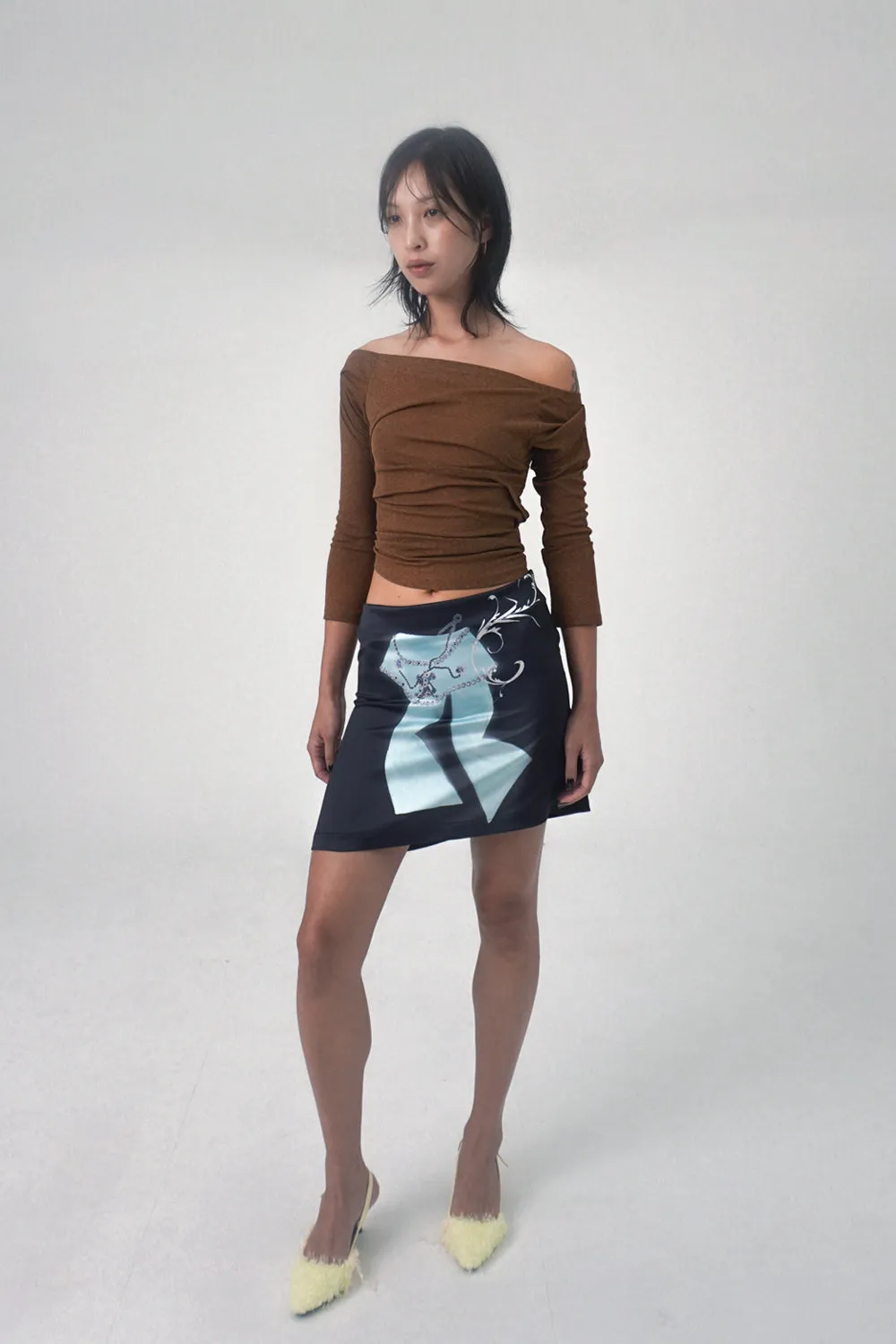 Ayam Satin Skirt