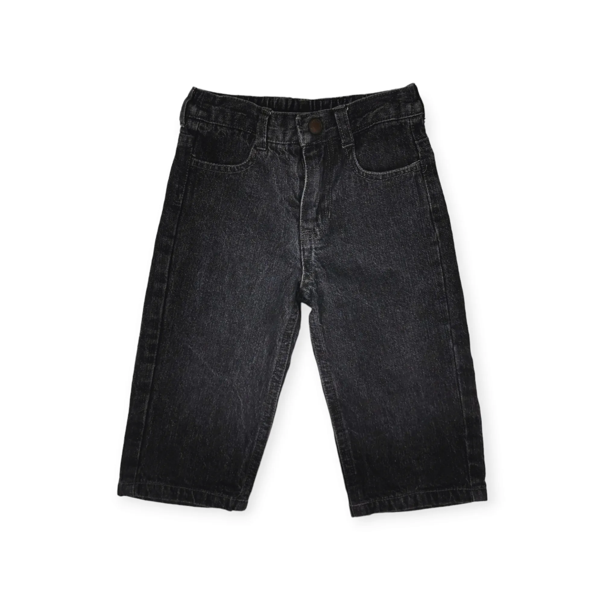 BABY BOY SIZE 12 MONTHS - NAUTICA, Black Cotton Jeans EUC B48