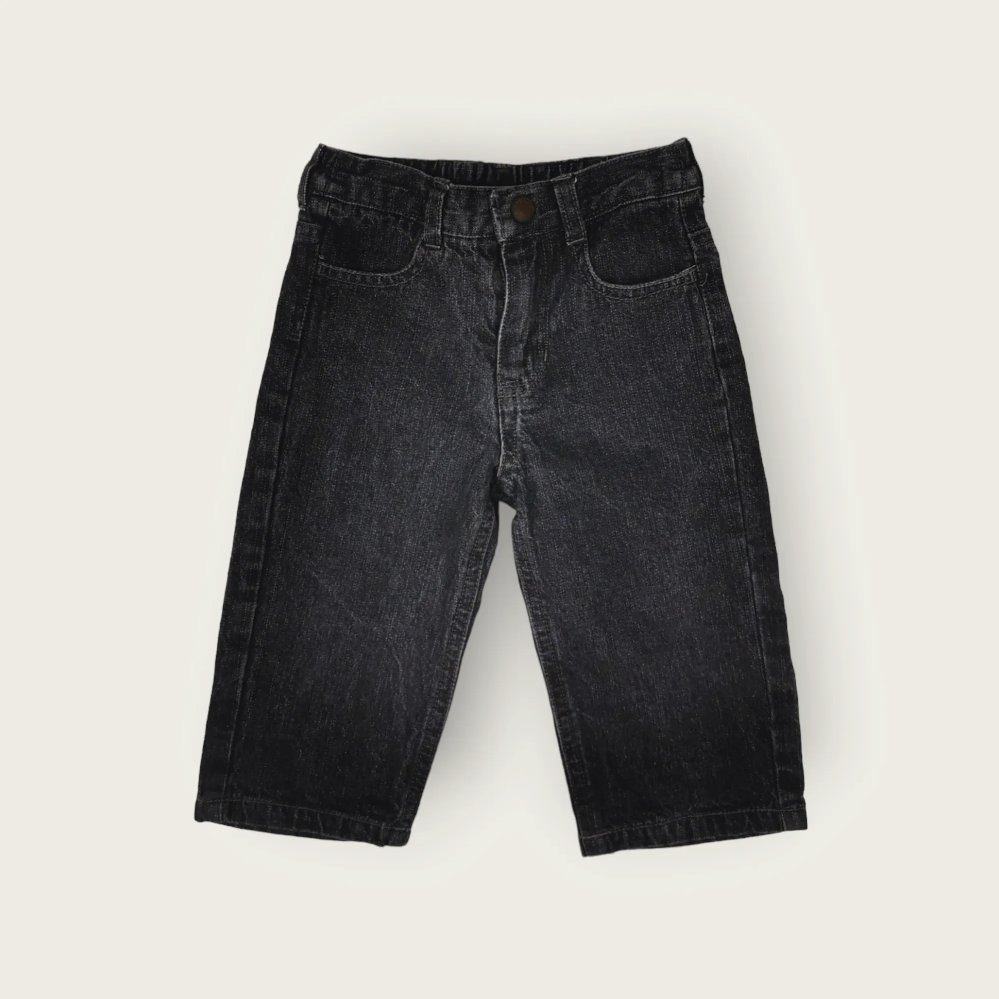 BABY BOY SIZE 12 MONTHS - NAUTICA, Black Cotton Jeans EUC B48