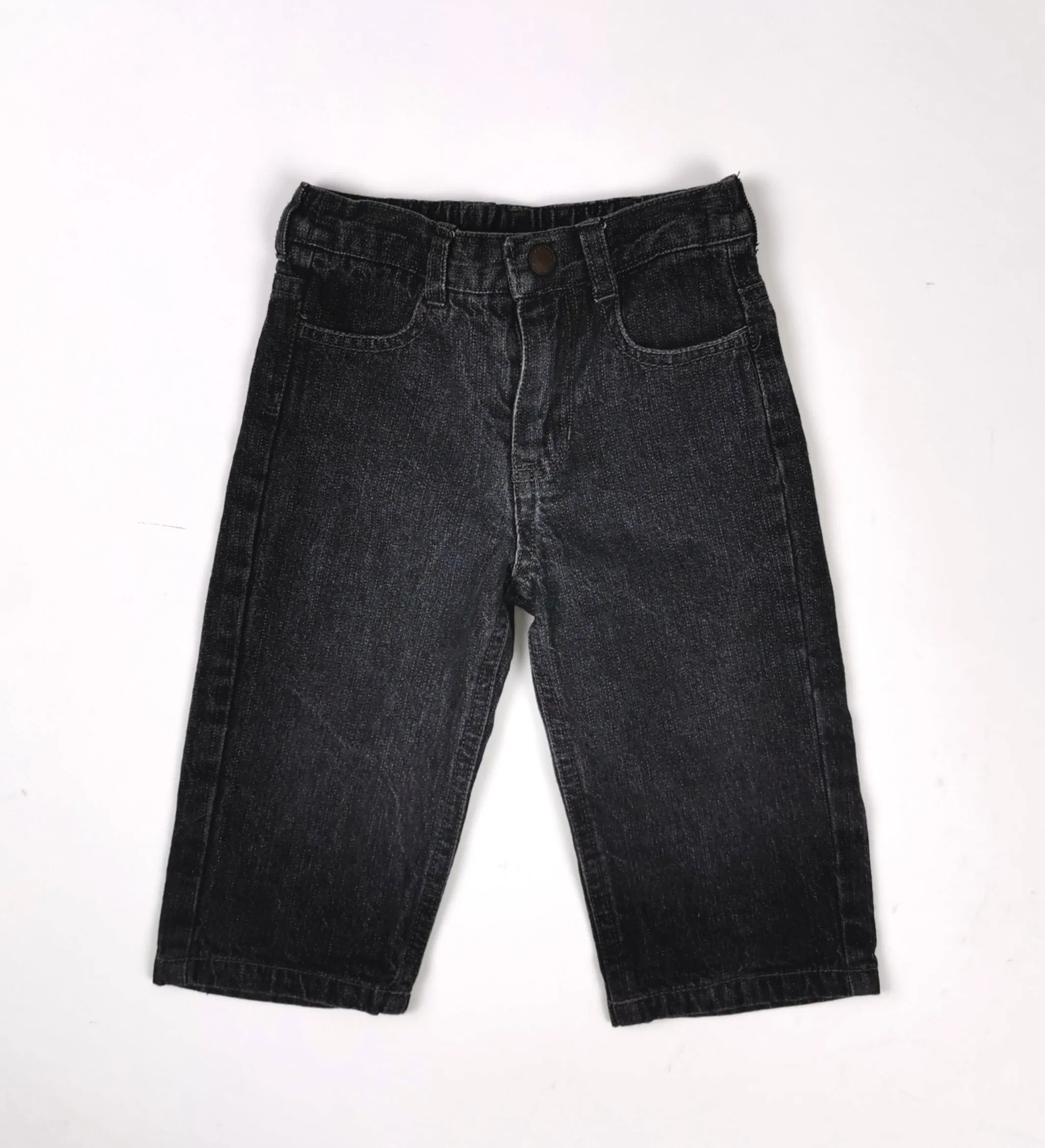 BABY BOY SIZE 12 MONTHS - NAUTICA, Black Cotton Jeans EUC B48
