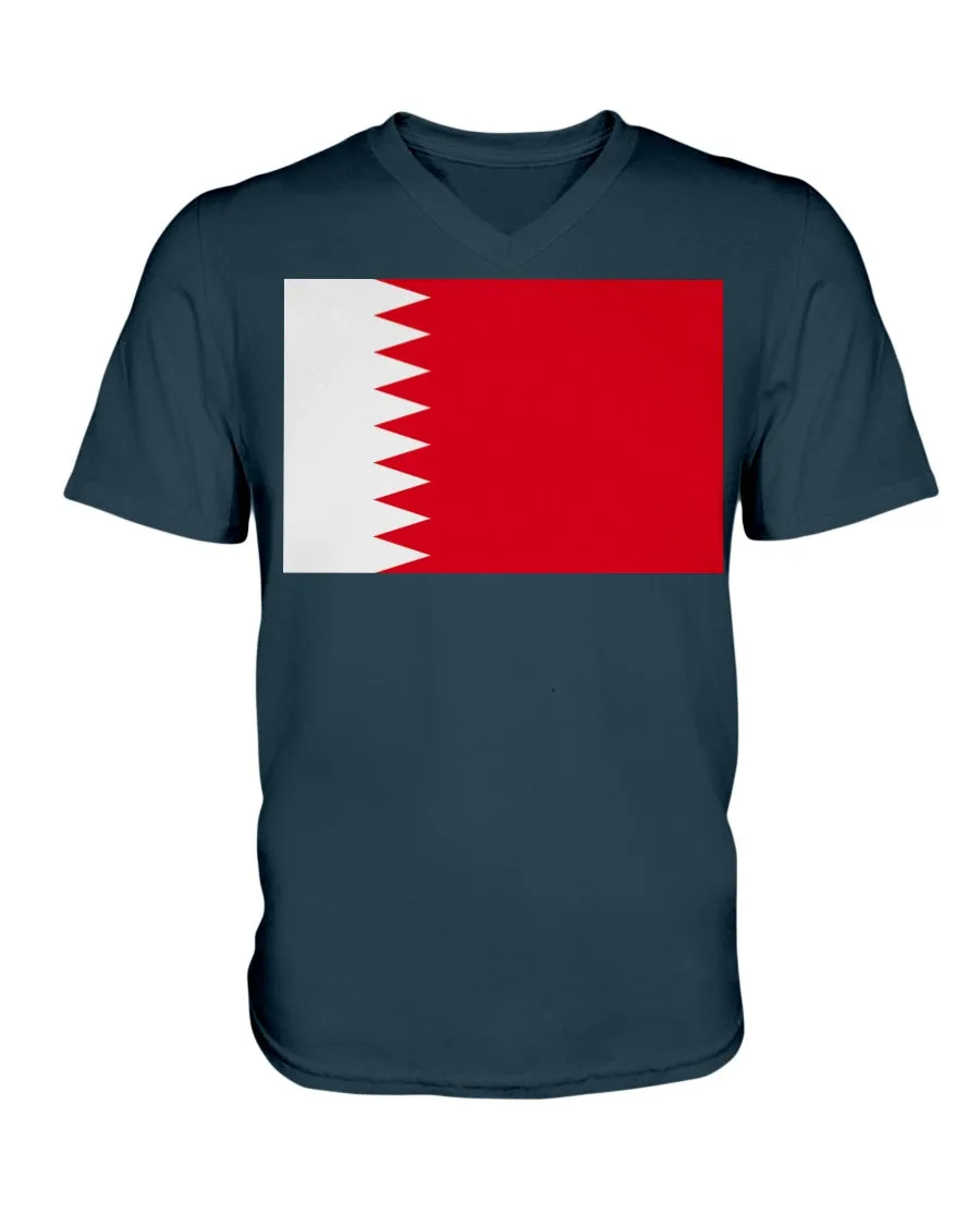 Bahrain Flag  V-Neck T-Shirt