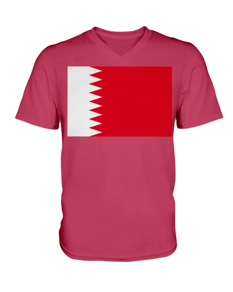 Bahrain Flag  V-Neck T-Shirt