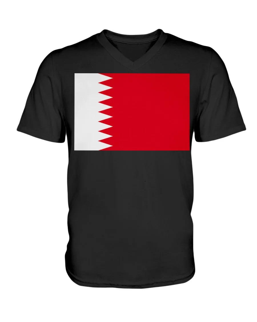 Bahrain Flag  V-Neck T-Shirt
