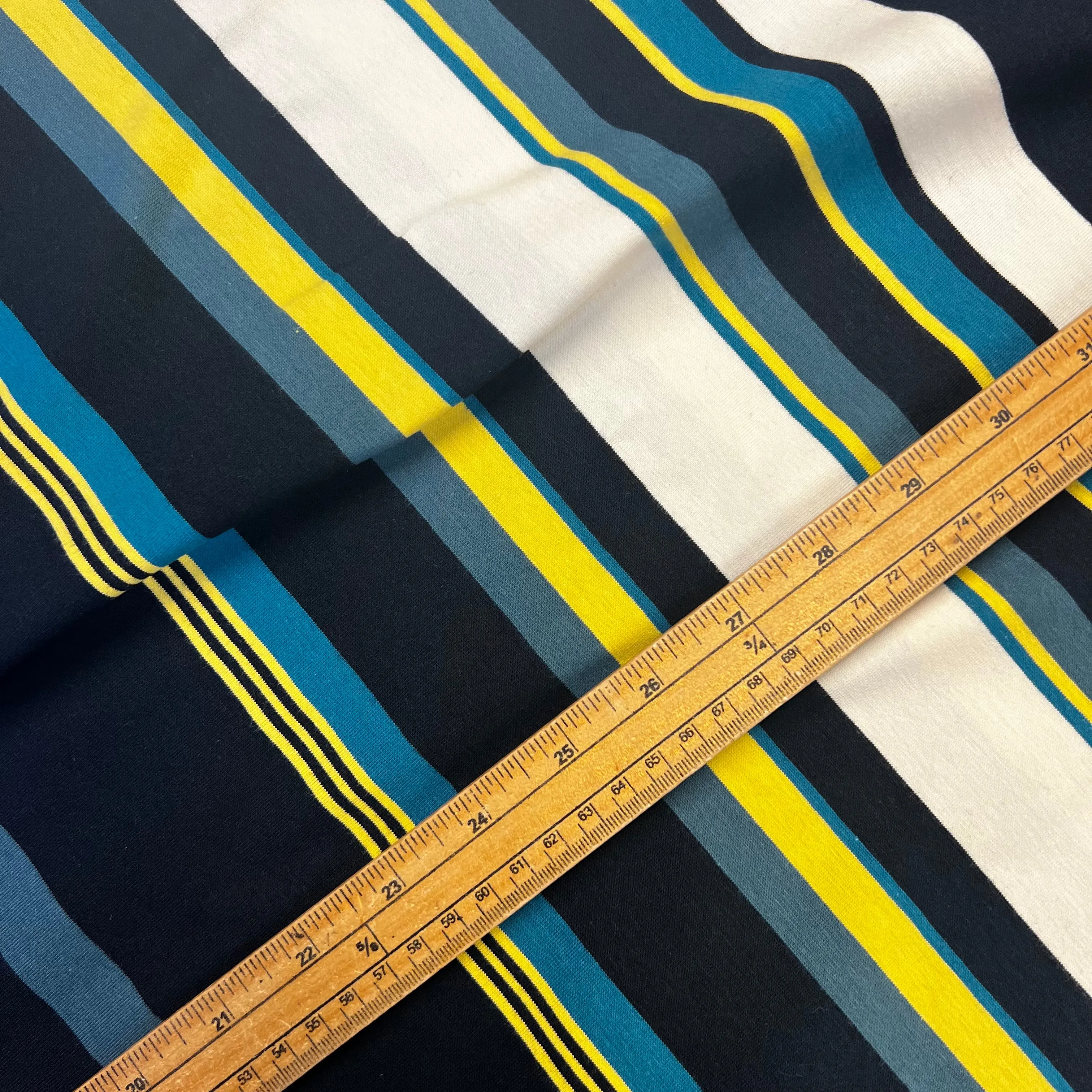 Beach Stripe Viscose Jersey