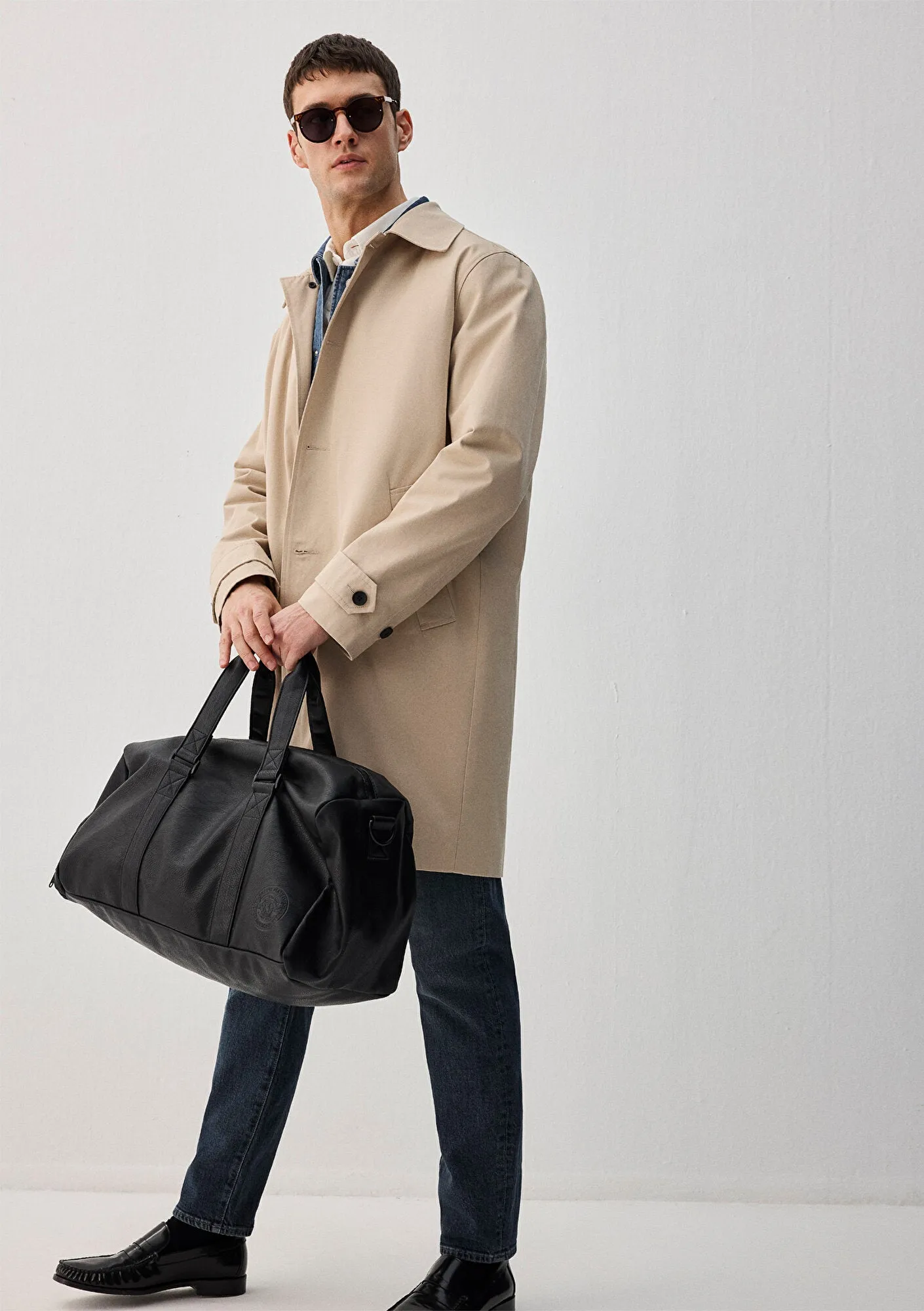 Beige Trench Coat