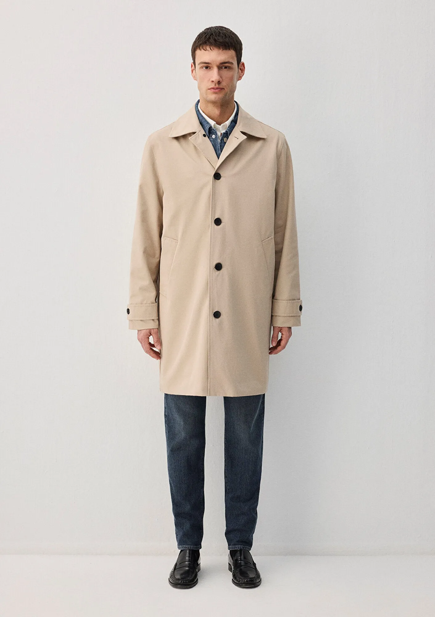 Beige Trench Coat