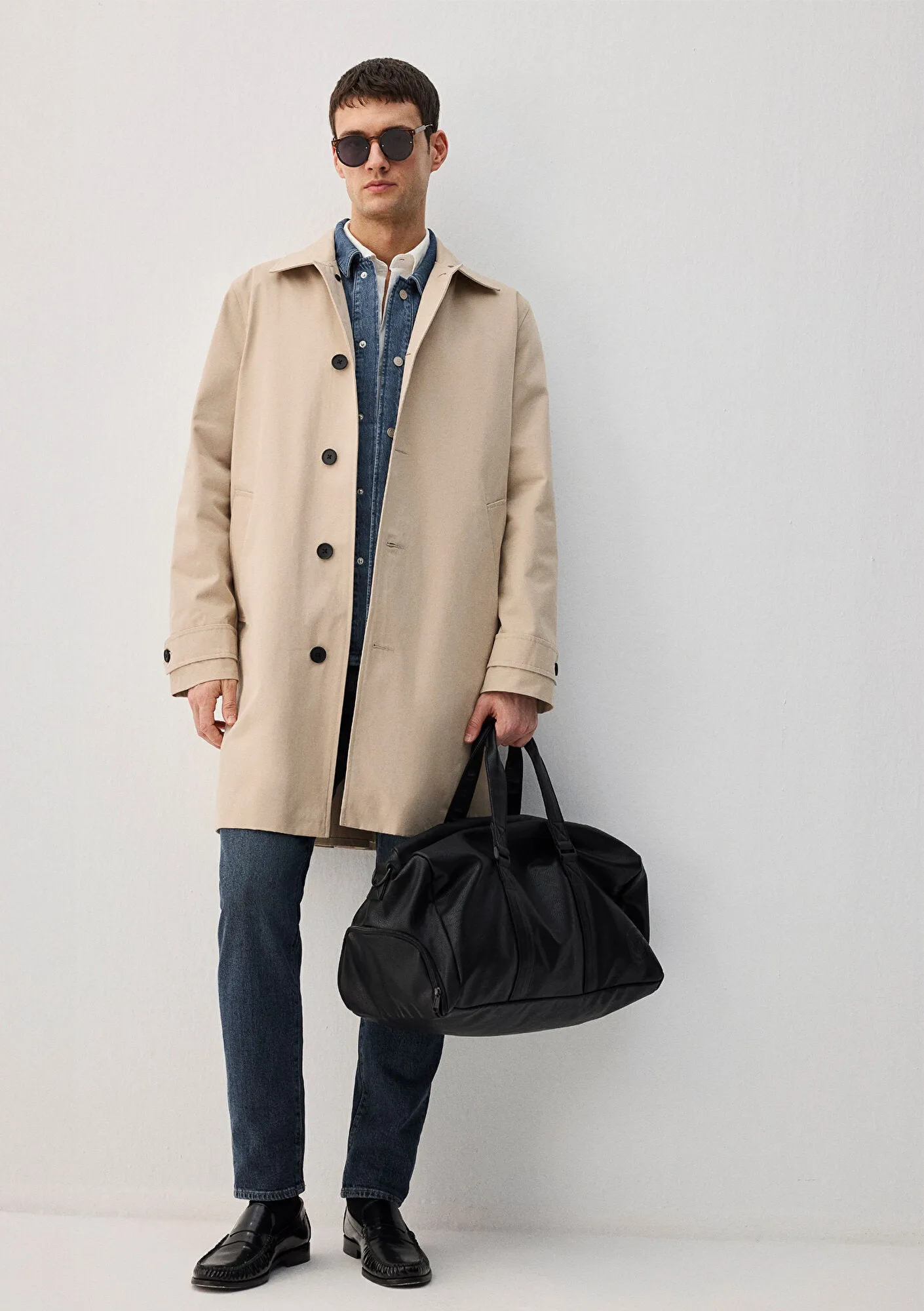 Beige Trench Coat