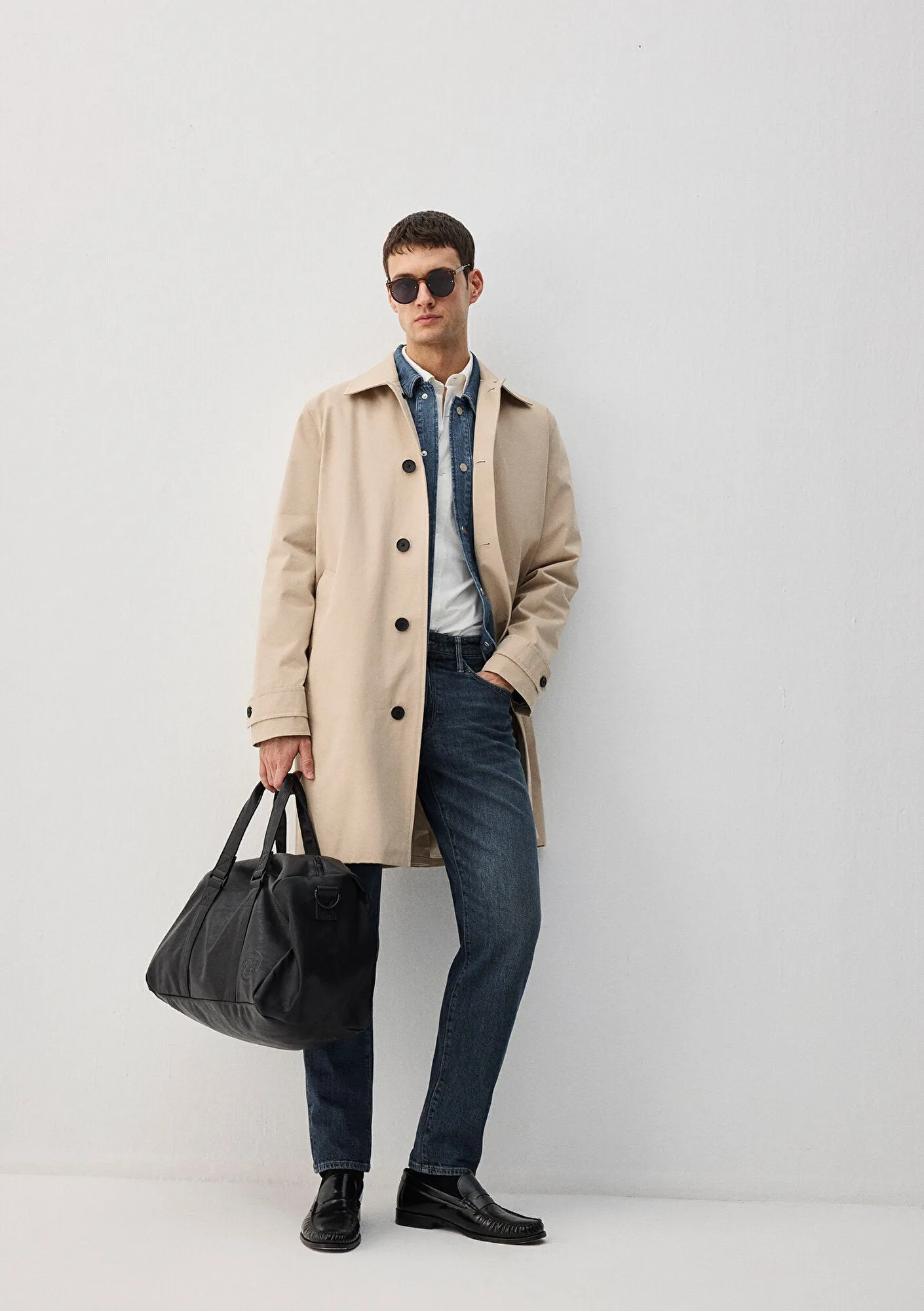 Beige Trench Coat