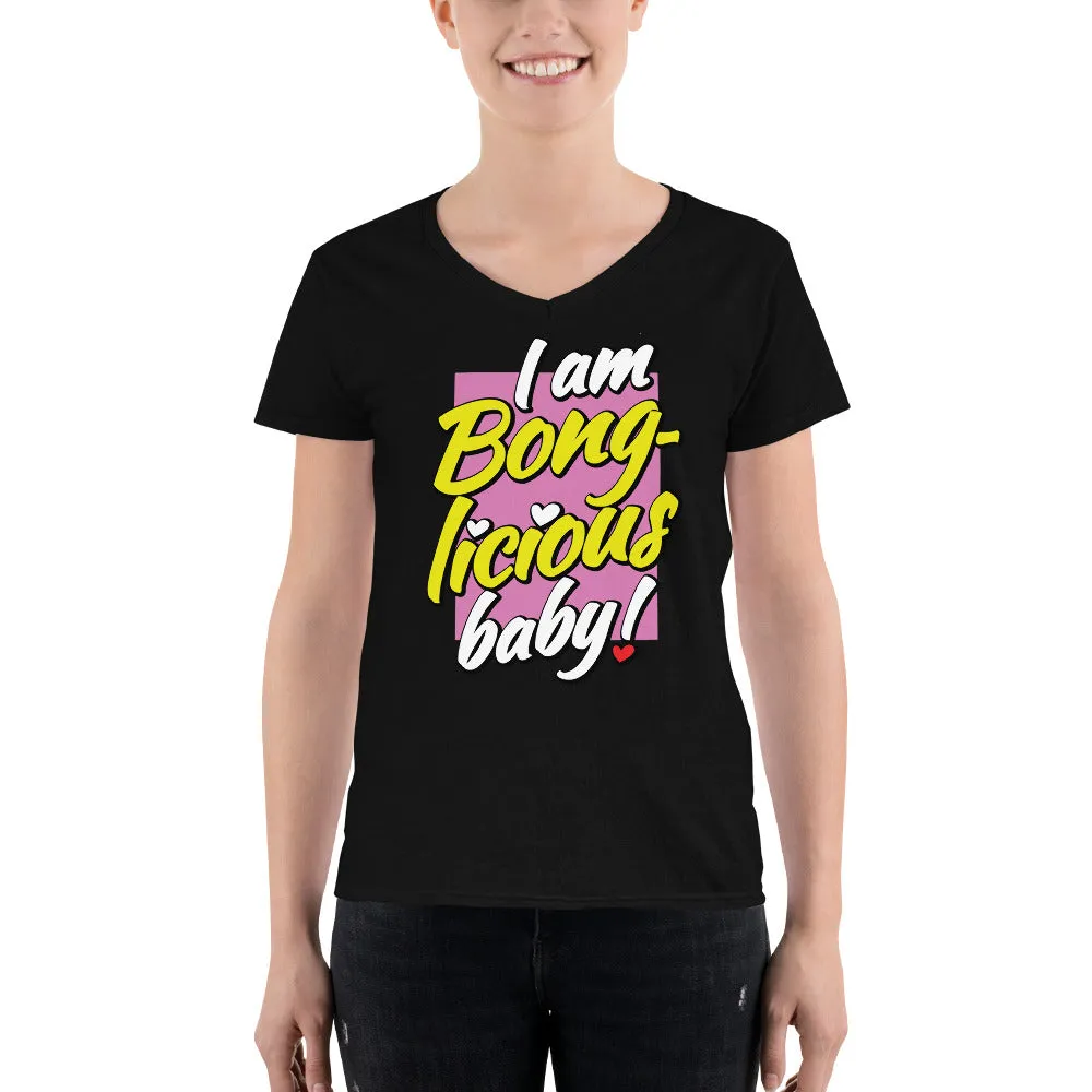 Bengali Lightweight V-Neck T-Shirt - Bong-licious