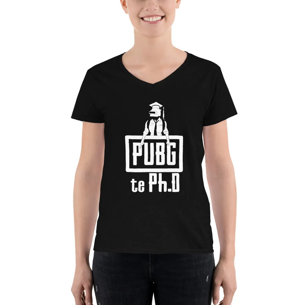 Bengali Lightweight V-Neck T-Shirt - PUBG Te PHD
