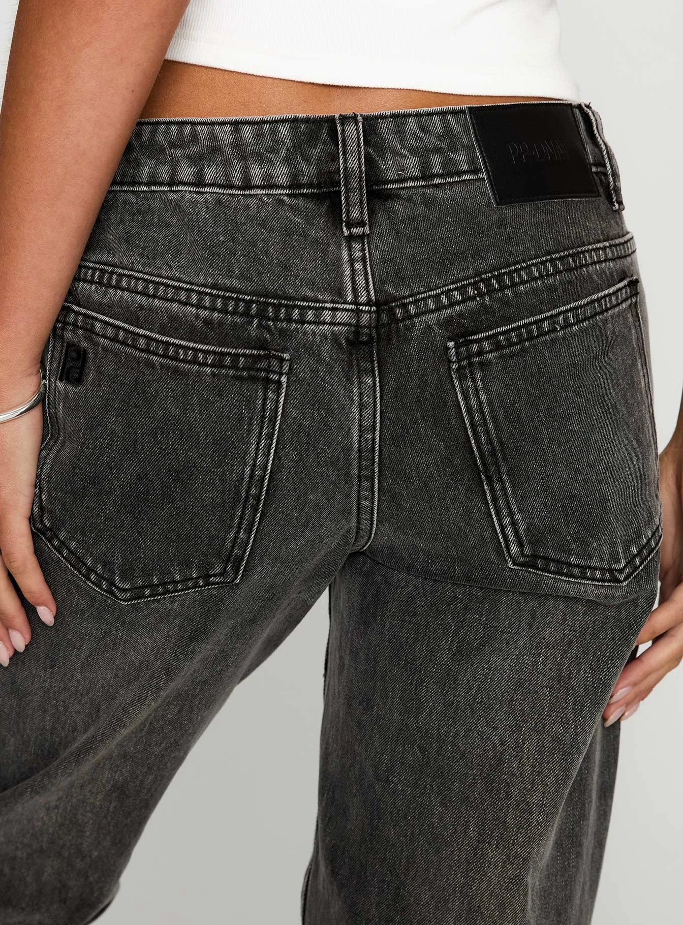 Better Half Low Rise Jeans Charcoal