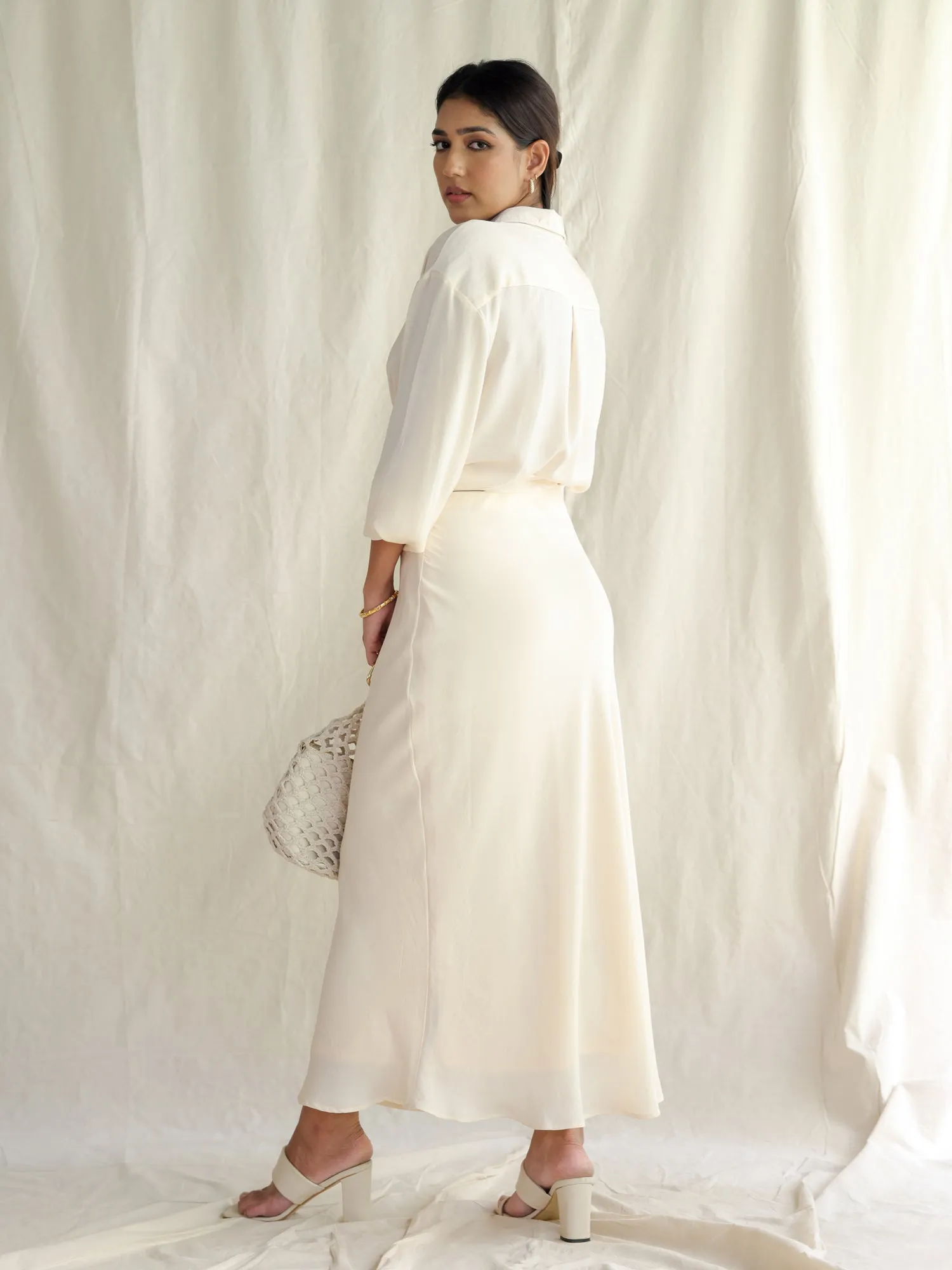 Bias Maxi Skirt