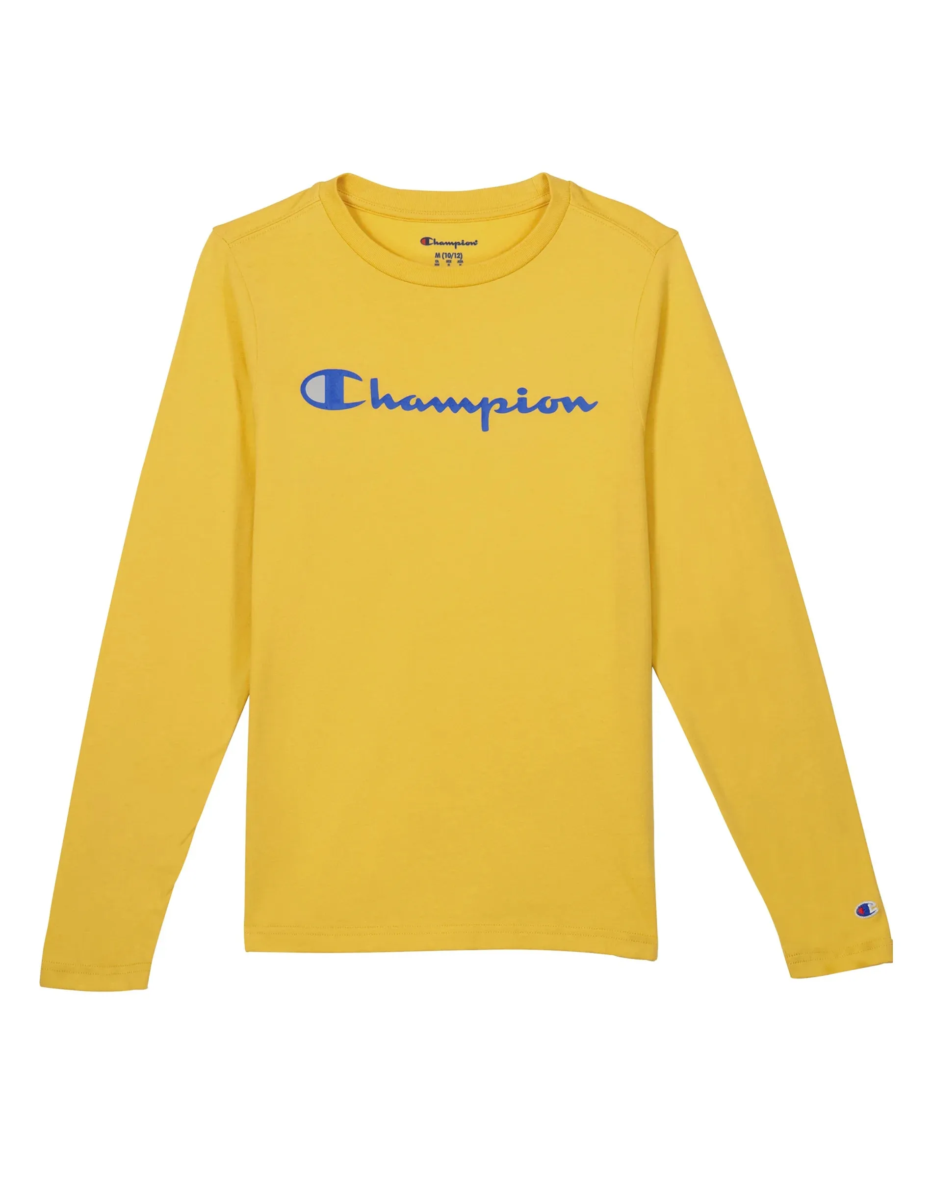 Big Kids’ Script Logo Long-Sleeve T-Shirt