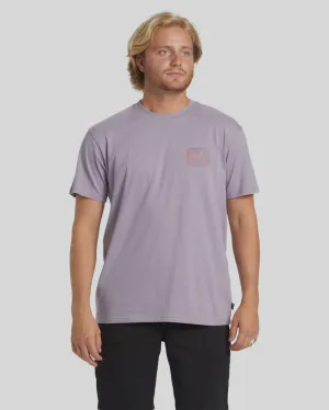 Billabong Crayon Wave SS Tee PURPLE ASH