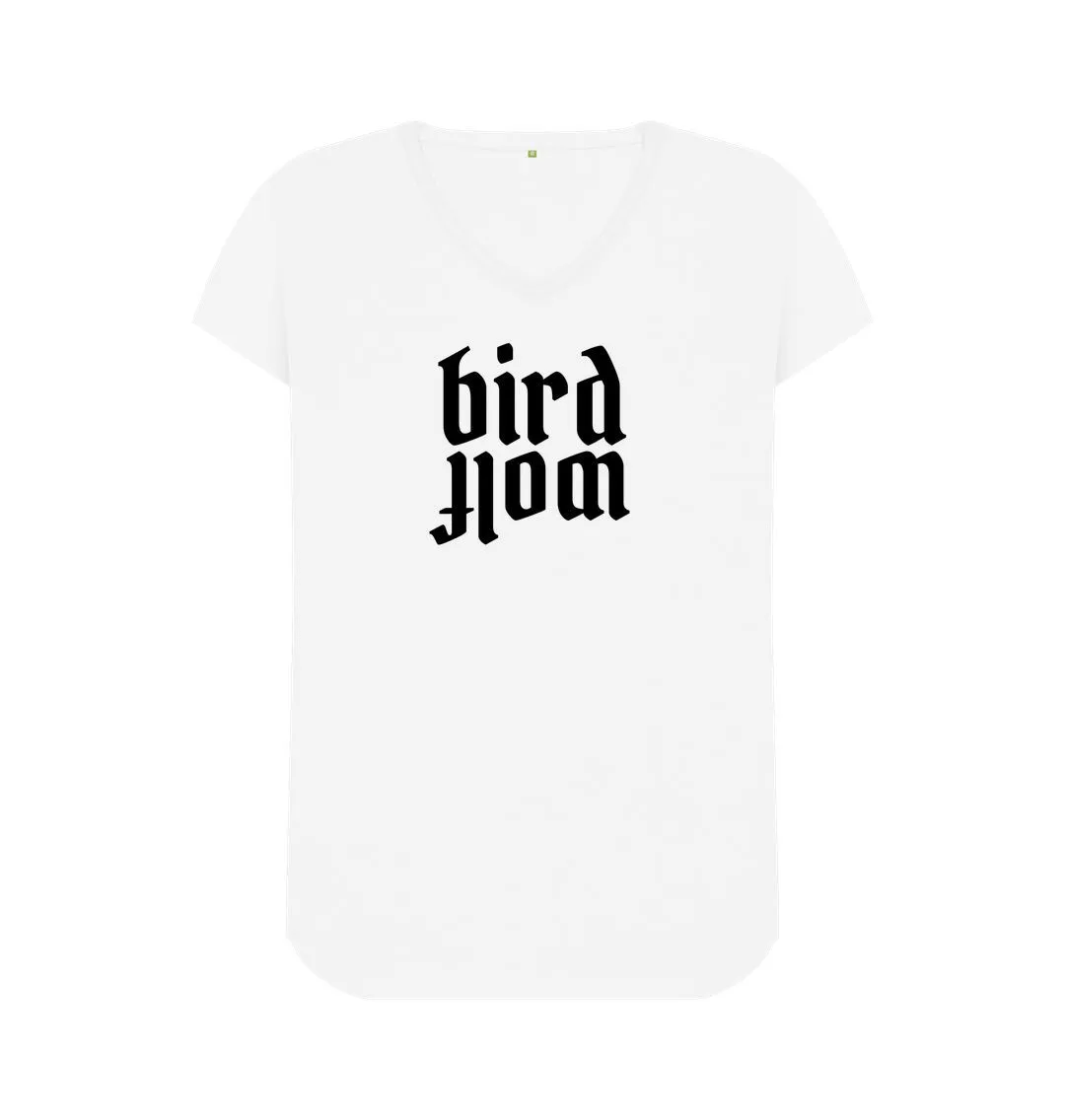 BirdWolf V Neck Tee