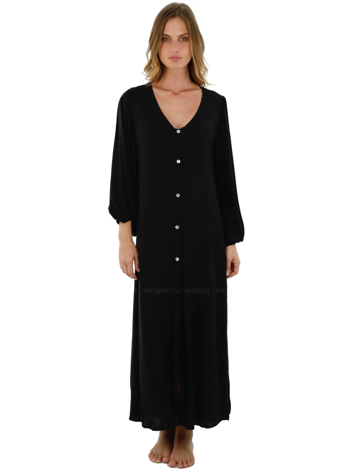 Black Elation Maxi Dress ::RET