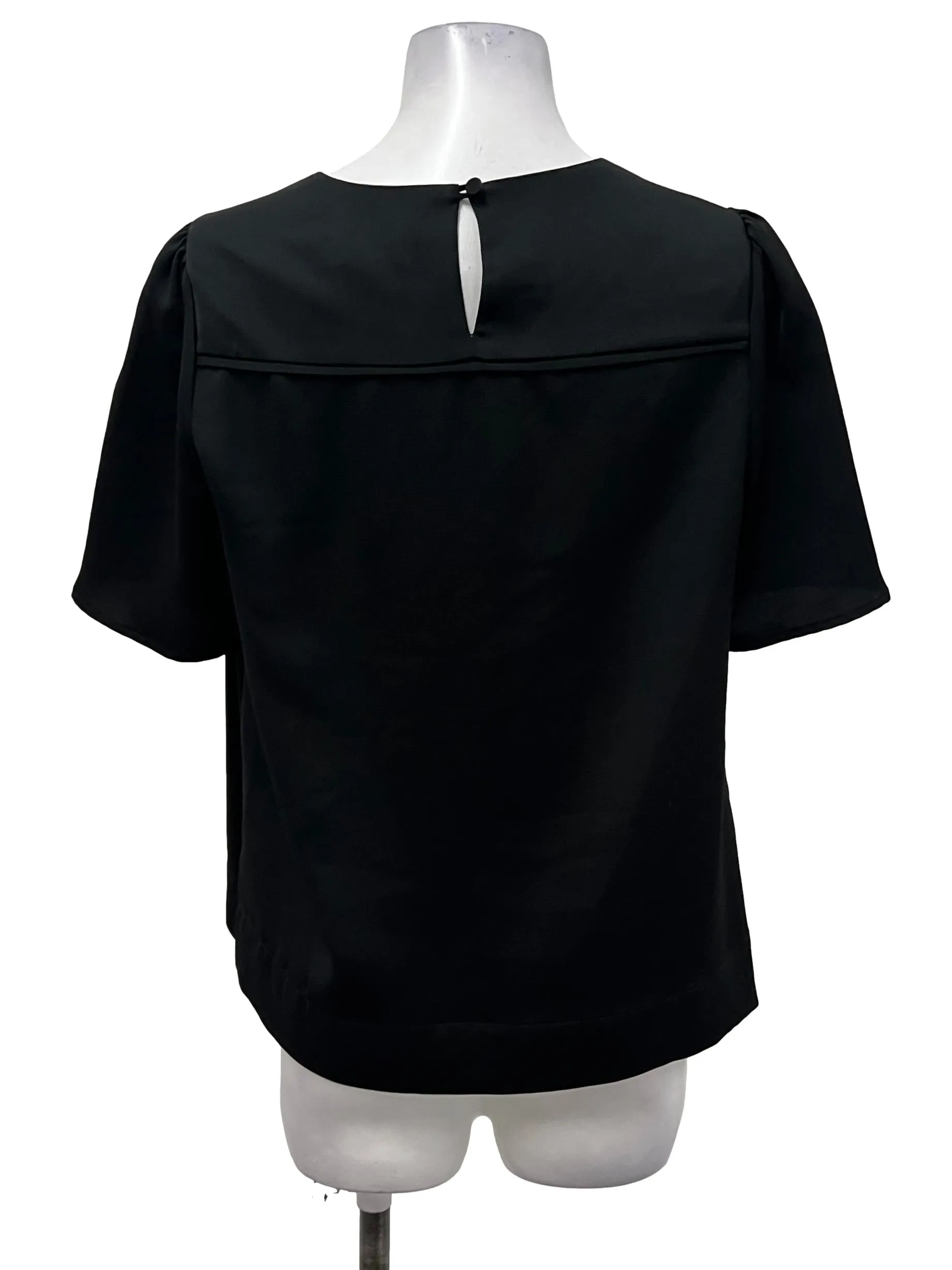 Black Slip Blouse