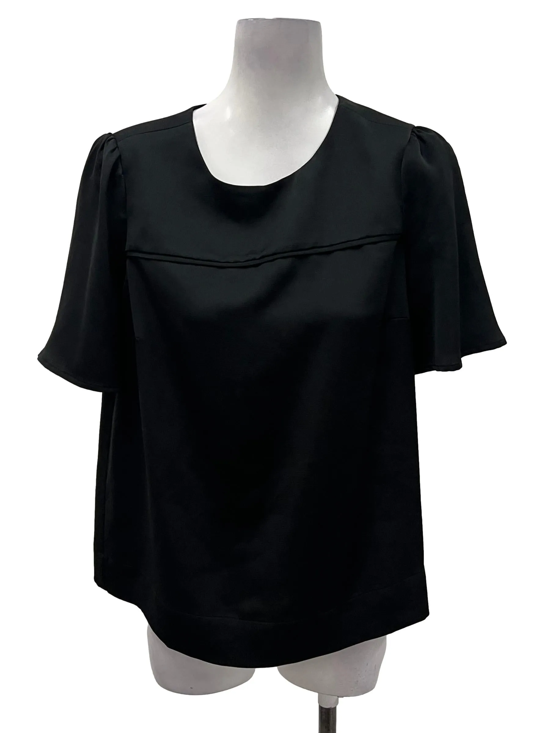 Black Slip Blouse