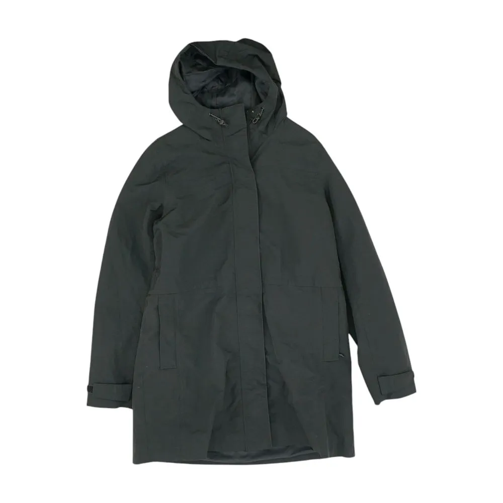 Black Solid Rain Coat