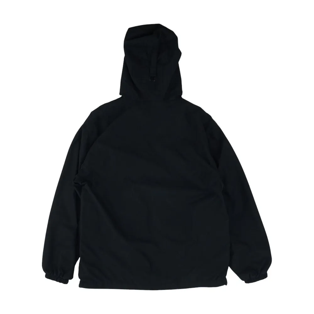 Black Solid Rain Jacket