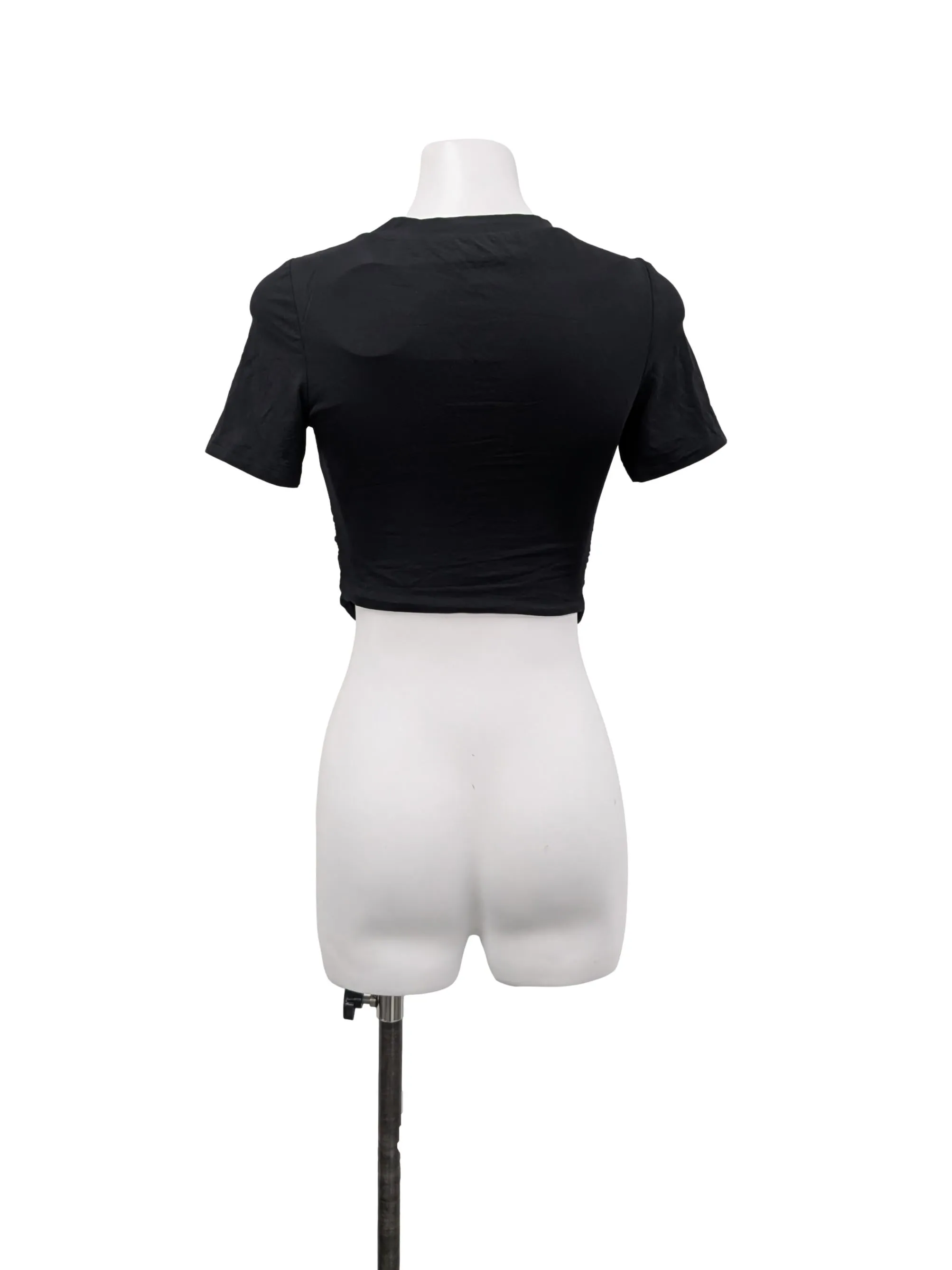 Black V-Neck Top