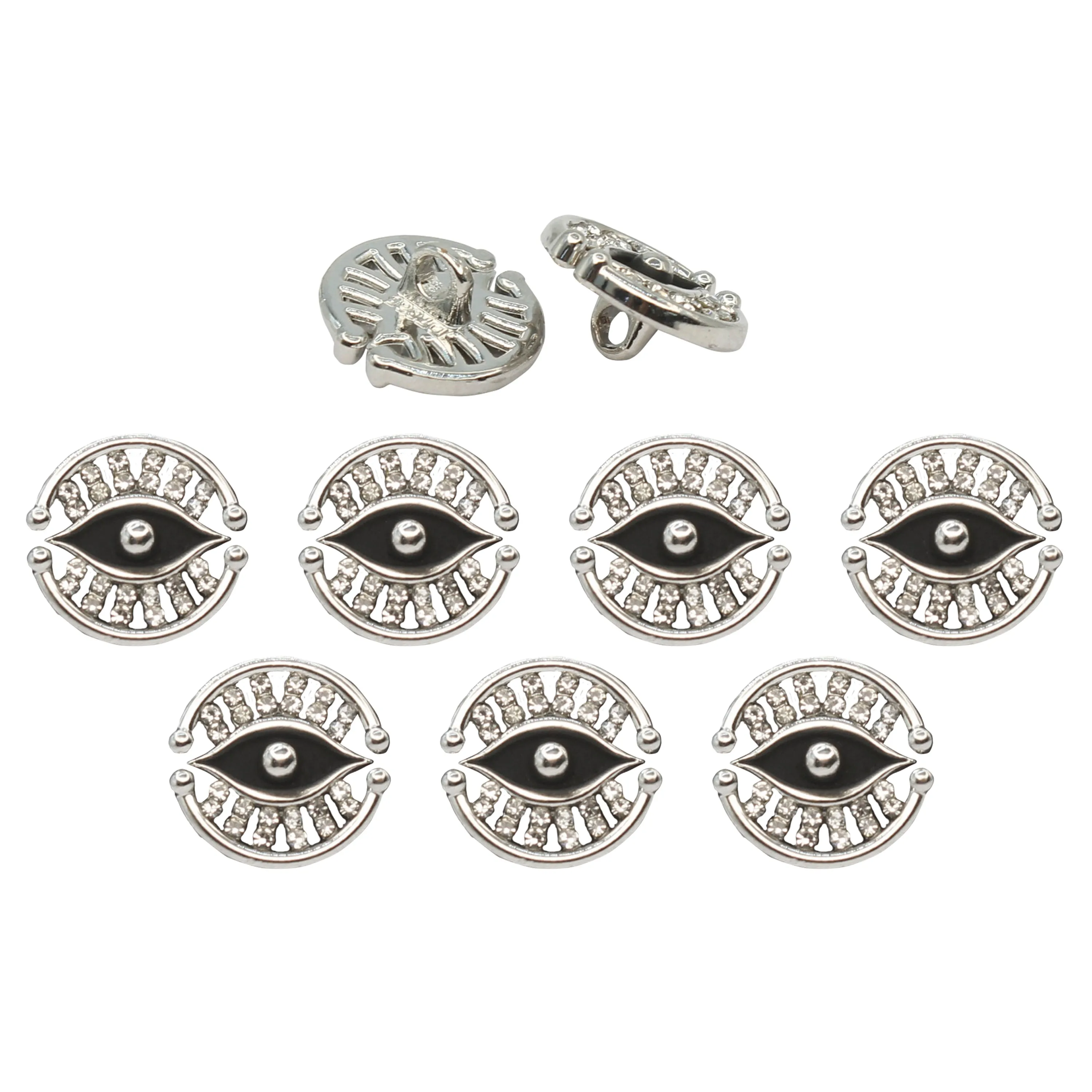 Blessing Evil Eye Design Button
