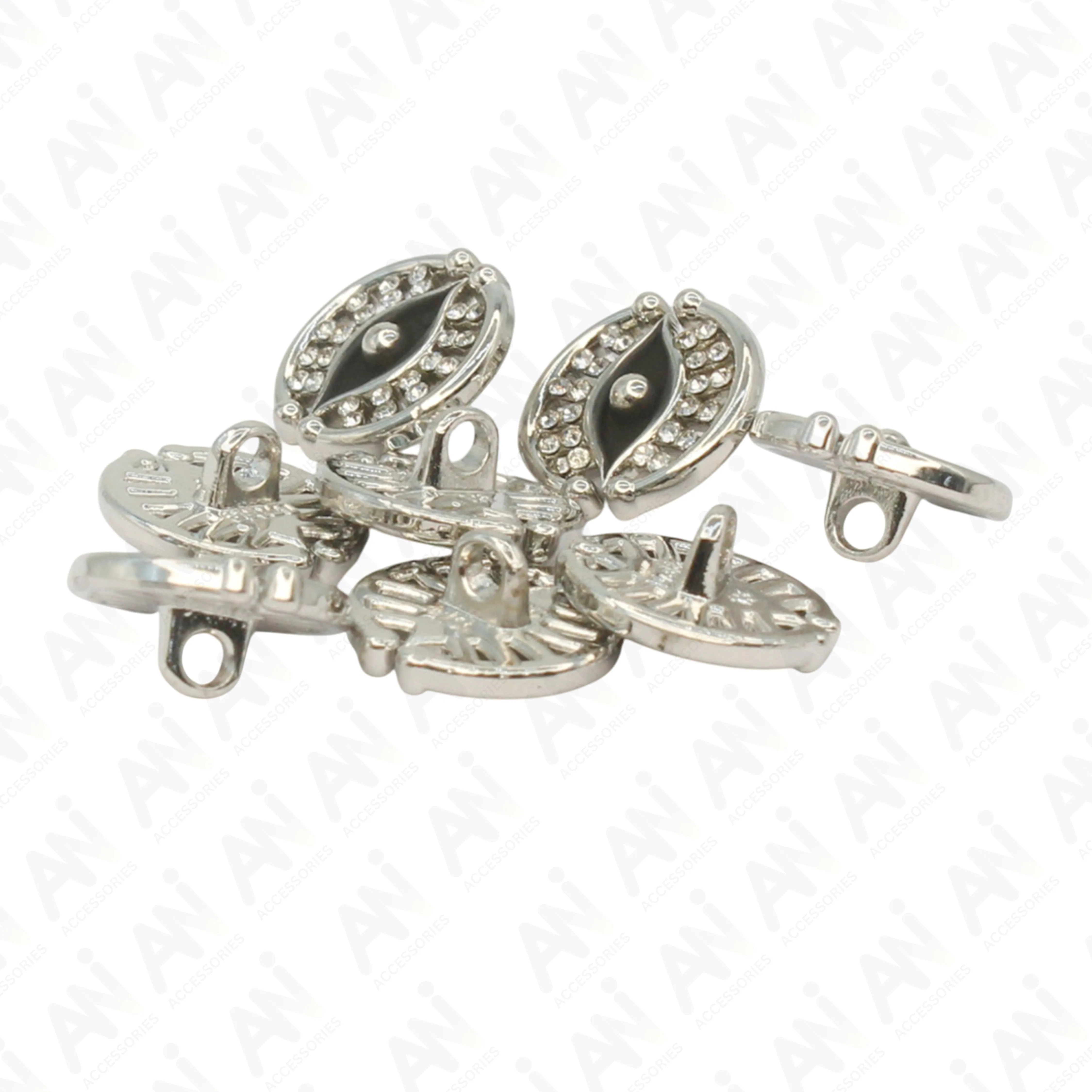 Blessing Evil Eye Design Button