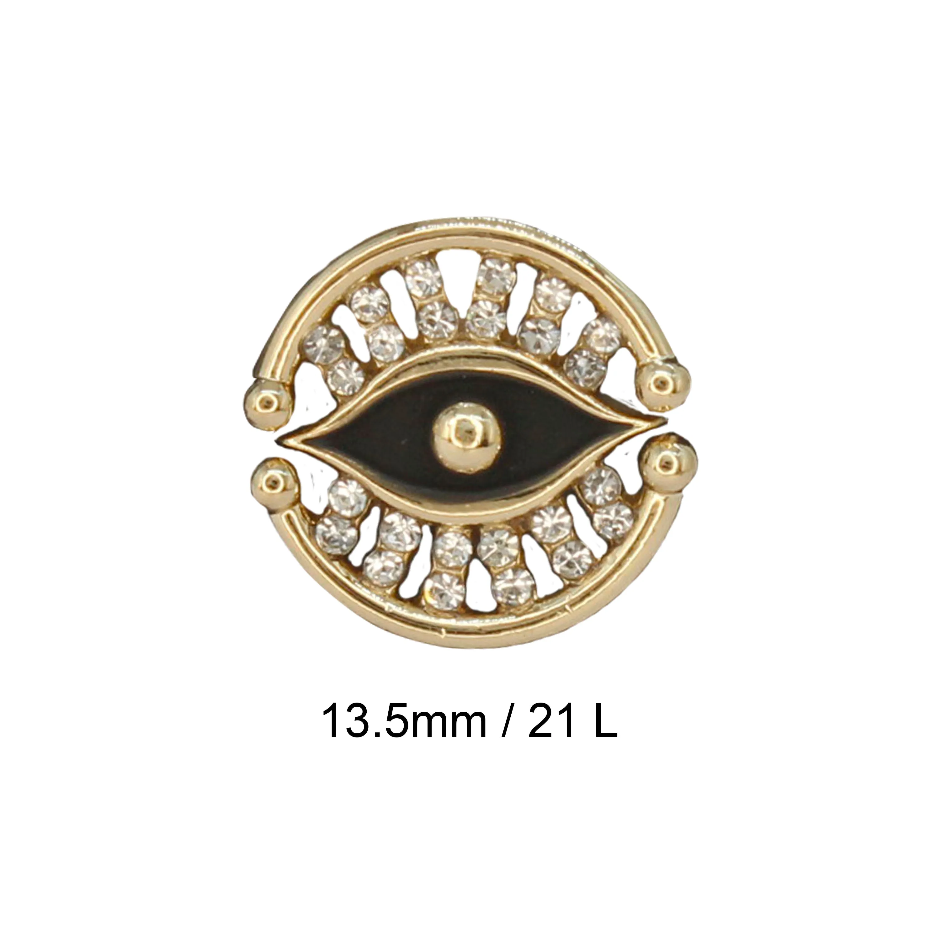 Blessing Evil Eye Design Button