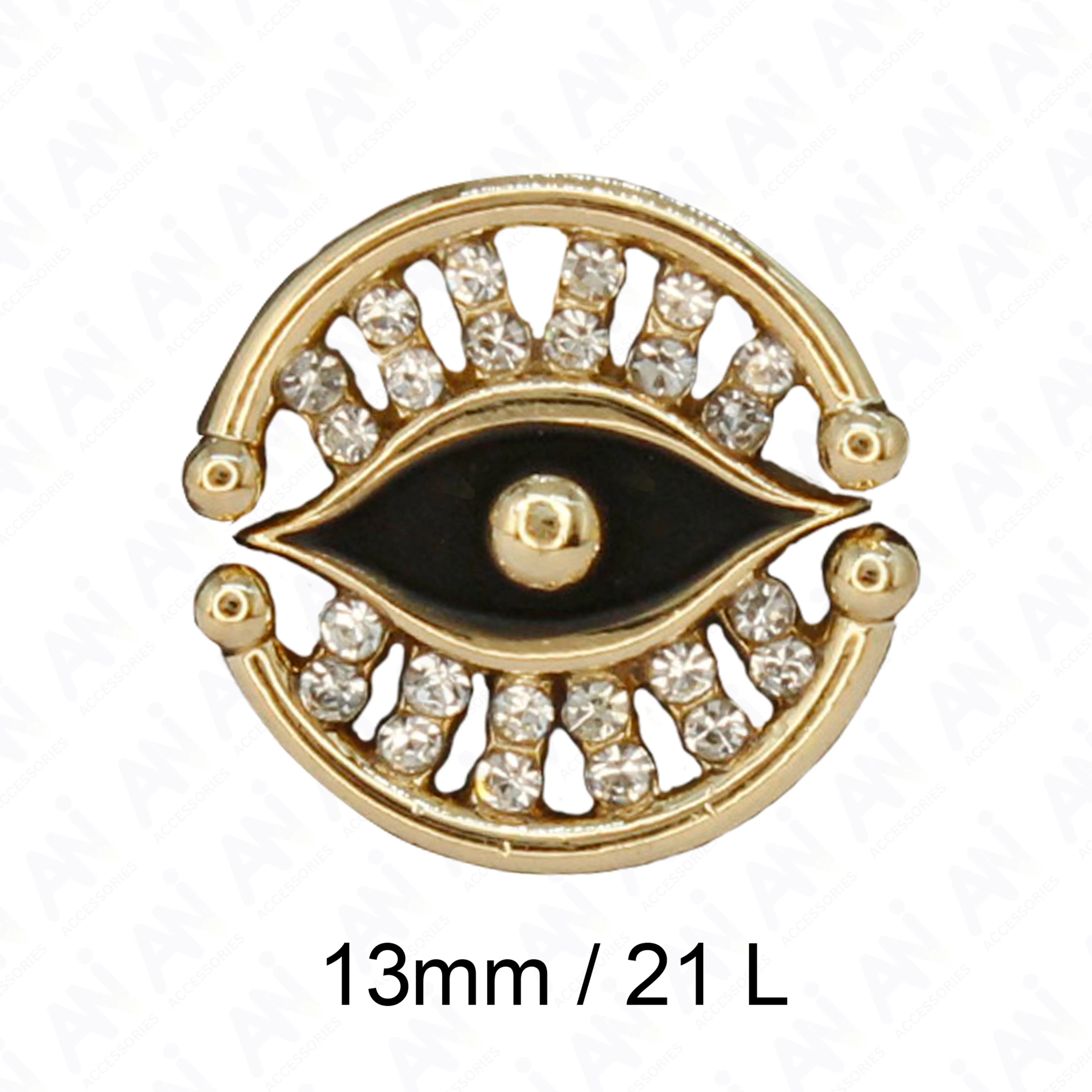 Blessing Evil Eye Design Button